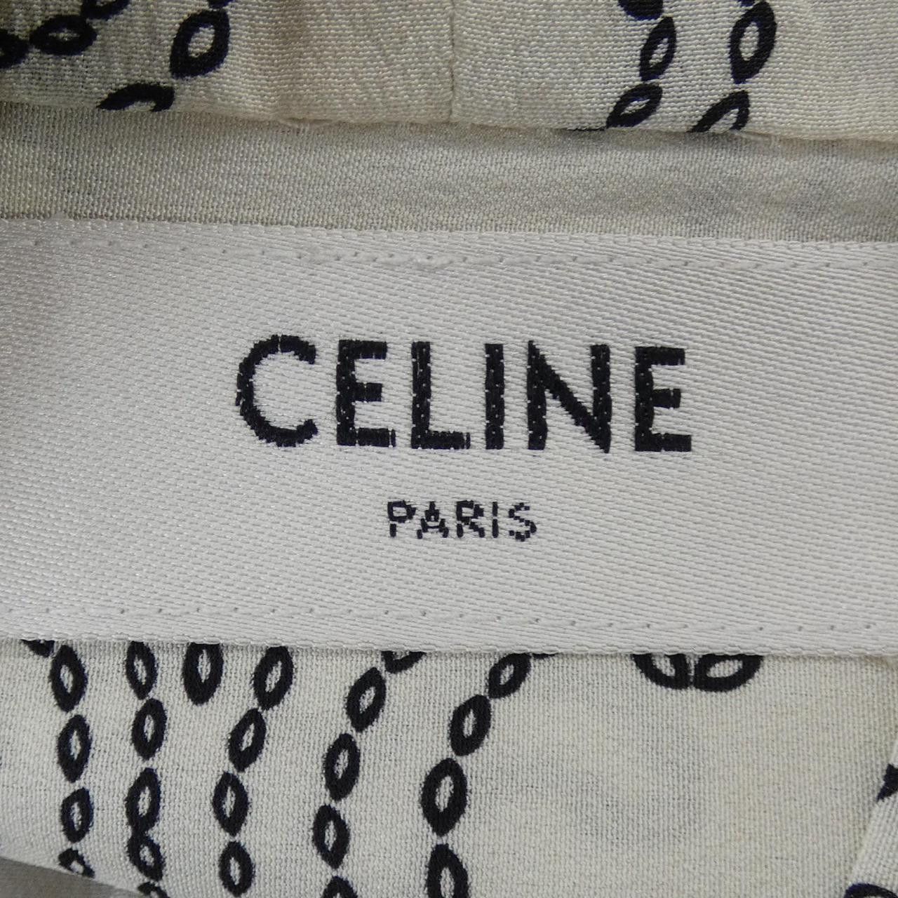 Celine Celine CELINE Silk Shirt Textile Tops 2B1040632 DUTY FREE for USA Size ONE SIZE - 4 Thumbnail