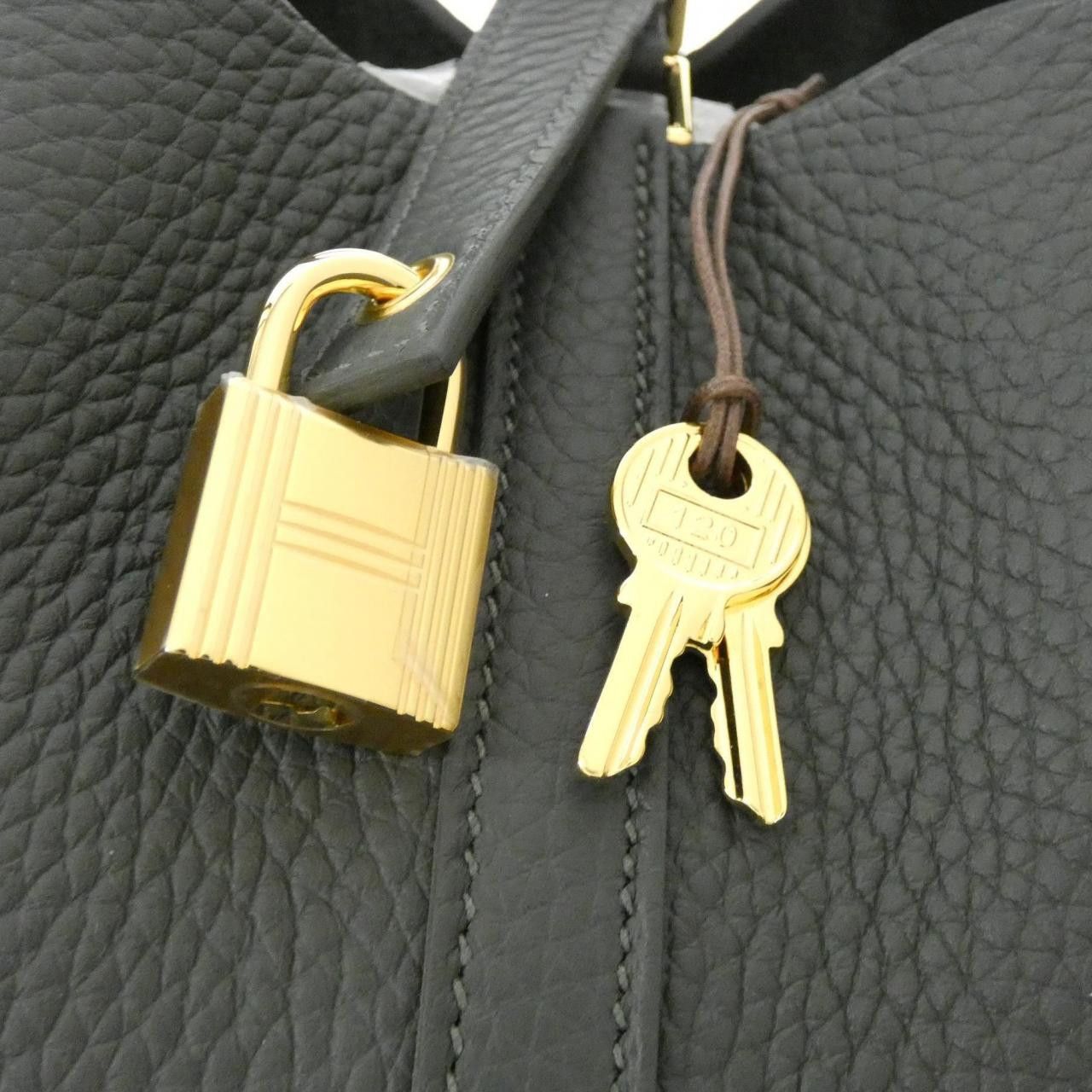 Hermes Hermes Hermes Picotin Lock PM Leather Handbag Leather Handbag K DUTY FREE for USA Size ONE SIZE - 3 Thumbnail