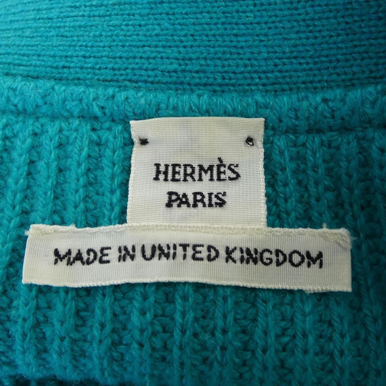 Hermes Hermes Hermes Cashmere Cardigan Textile Tops DUTY FREE for USA Size ONE SIZE - 4 Thumbnail