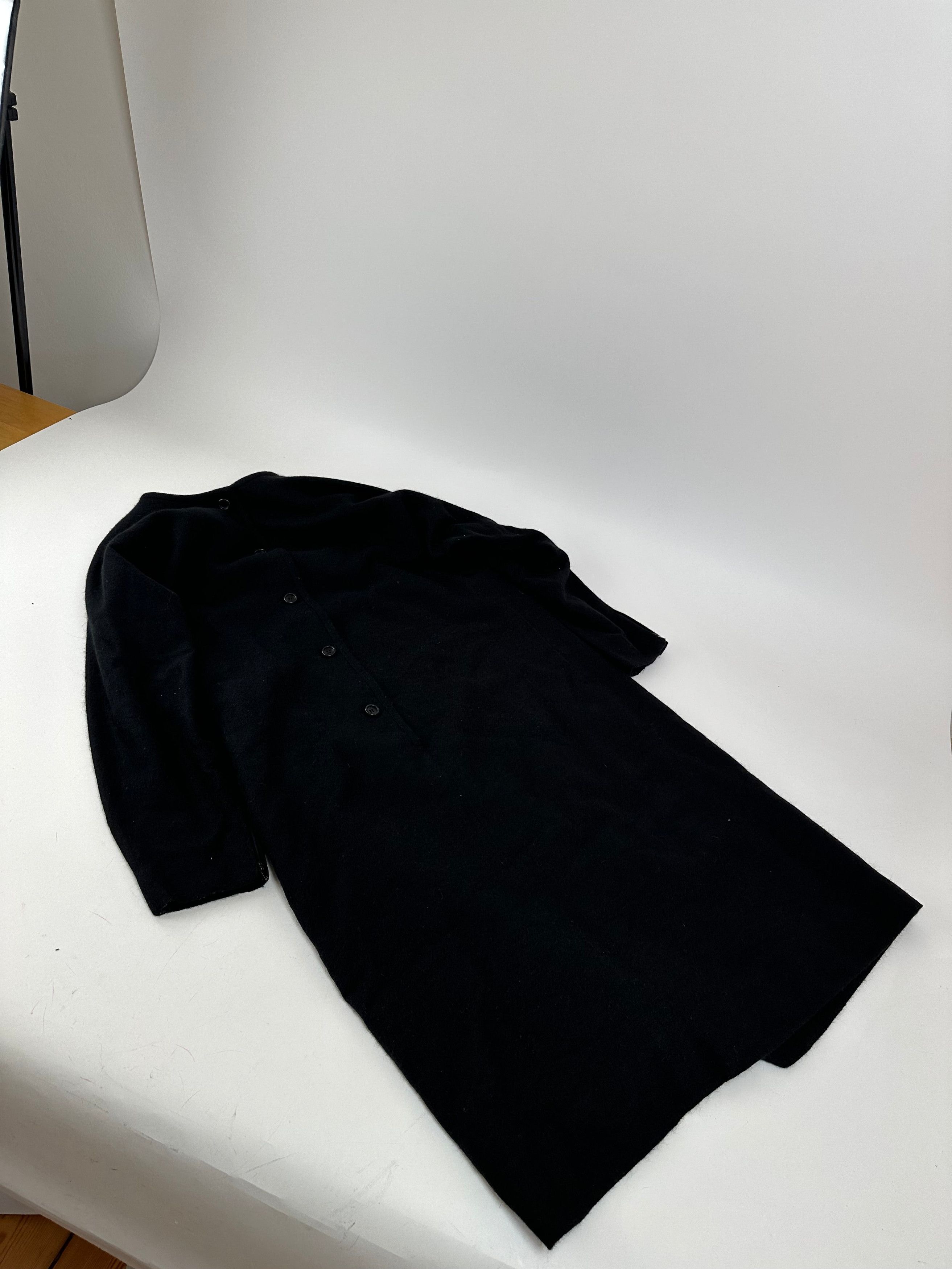 Givenchy Vintage Wool Shift Dress Black M Size M / US 6-8 / IT 42-44 - 4 Thumbnail
