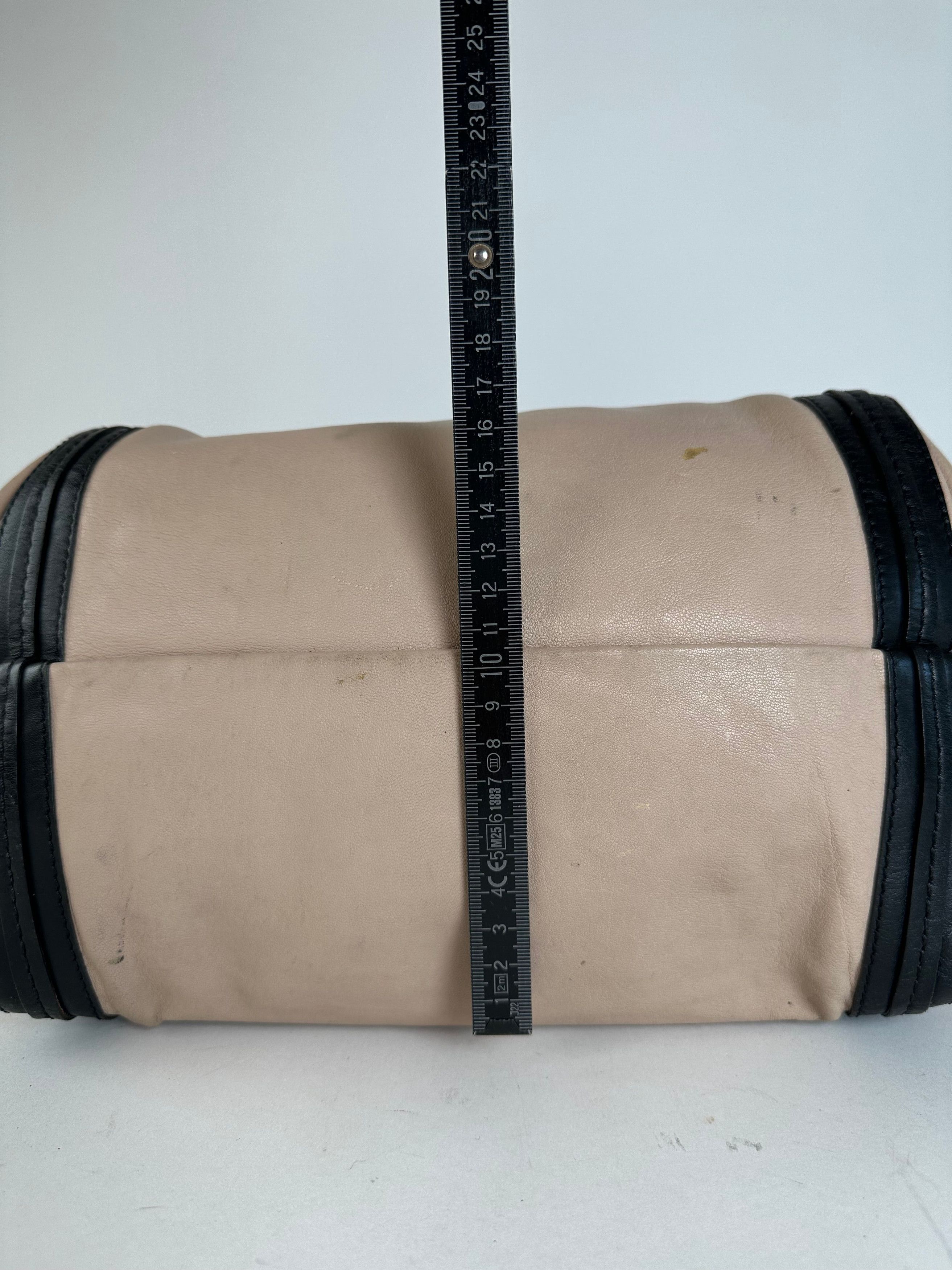 Chloe Vintage Leather Tote Bag Nude Black Size ONE SIZE - 7 Thumbnail