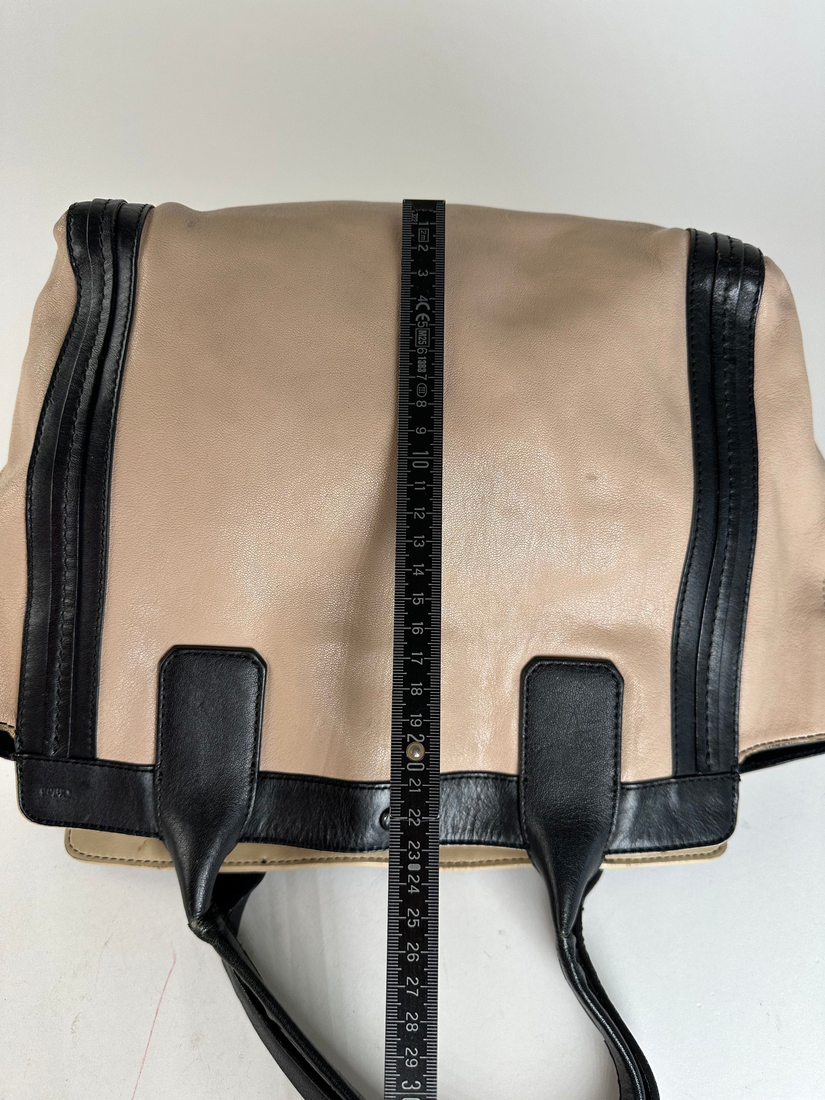 Chloe Vintage Leather Tote Bag Nude Black Size ONE SIZE - 10 Thumbnail