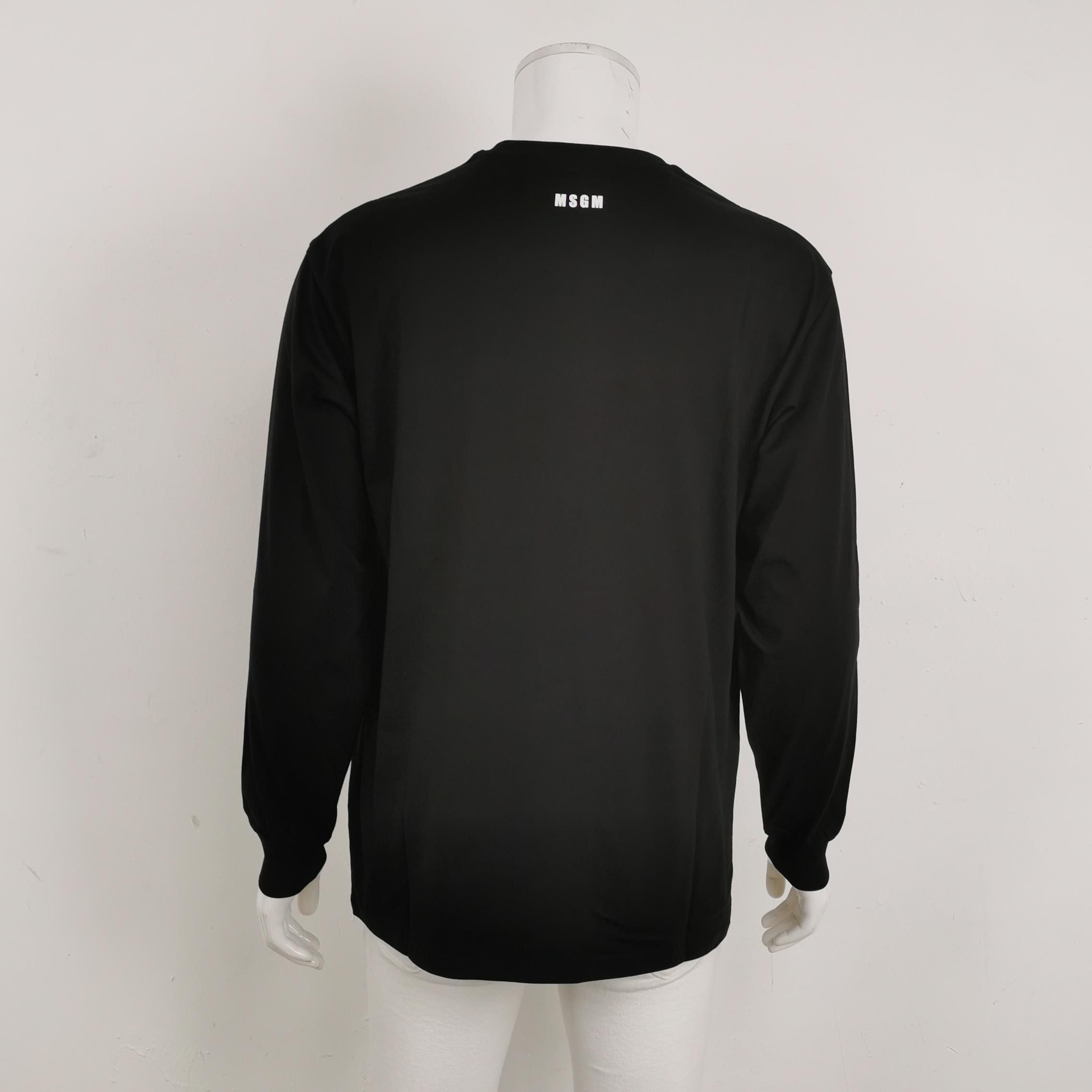 MSGM MSGM x Dario Argento Cat Eyes Long Sleeve T-Shirt M Size US M / EU 48-50 / 2 - 3 Thumbnail