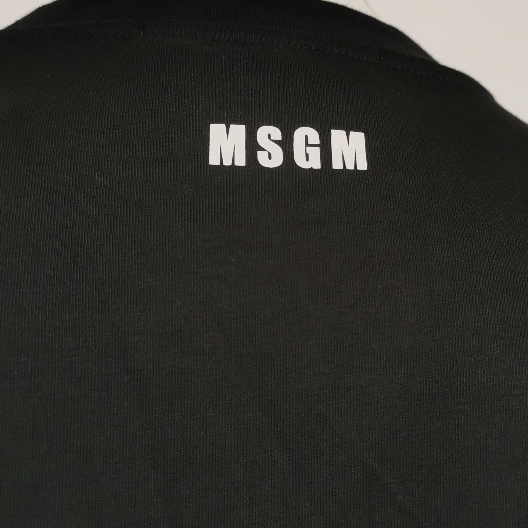 MSGM MSGM Logo Print Long Sleeve T-Shirt L Size US L / EU 52-54 / 3 - 4 Thumbnail