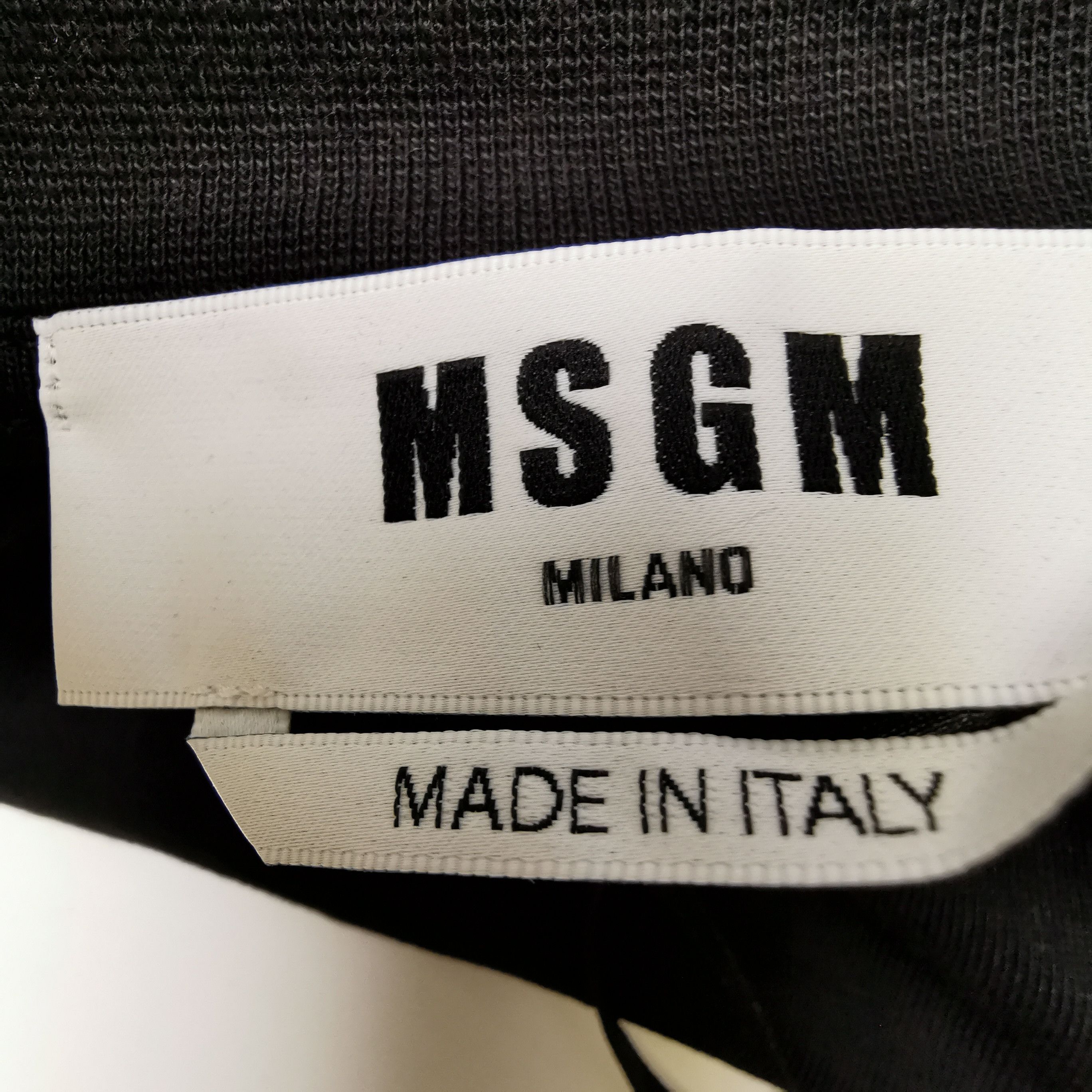 MSGM MSGM Logo Print Long Sleeve T-Shirt L Size US L / EU 52-54 / 3 - 6 Thumbnail