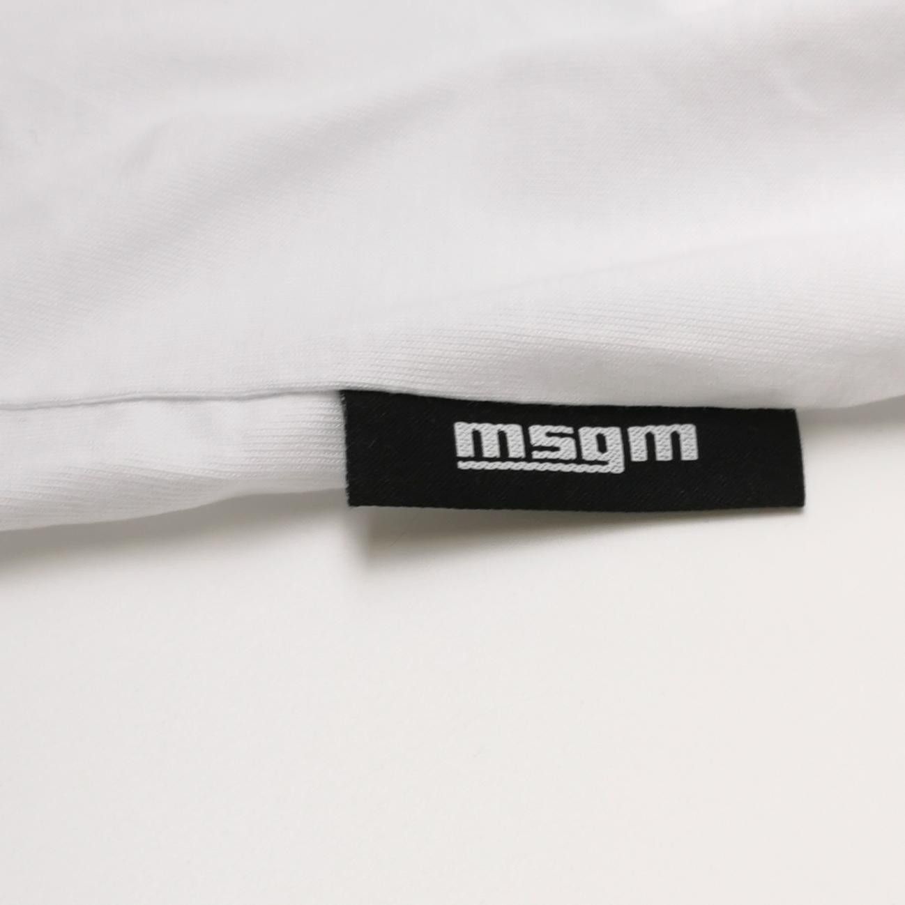 MSGM MSGM Shark Graphic T-Shirt White Size M Size US M / EU 48-50 / 2 - 4 Thumbnail