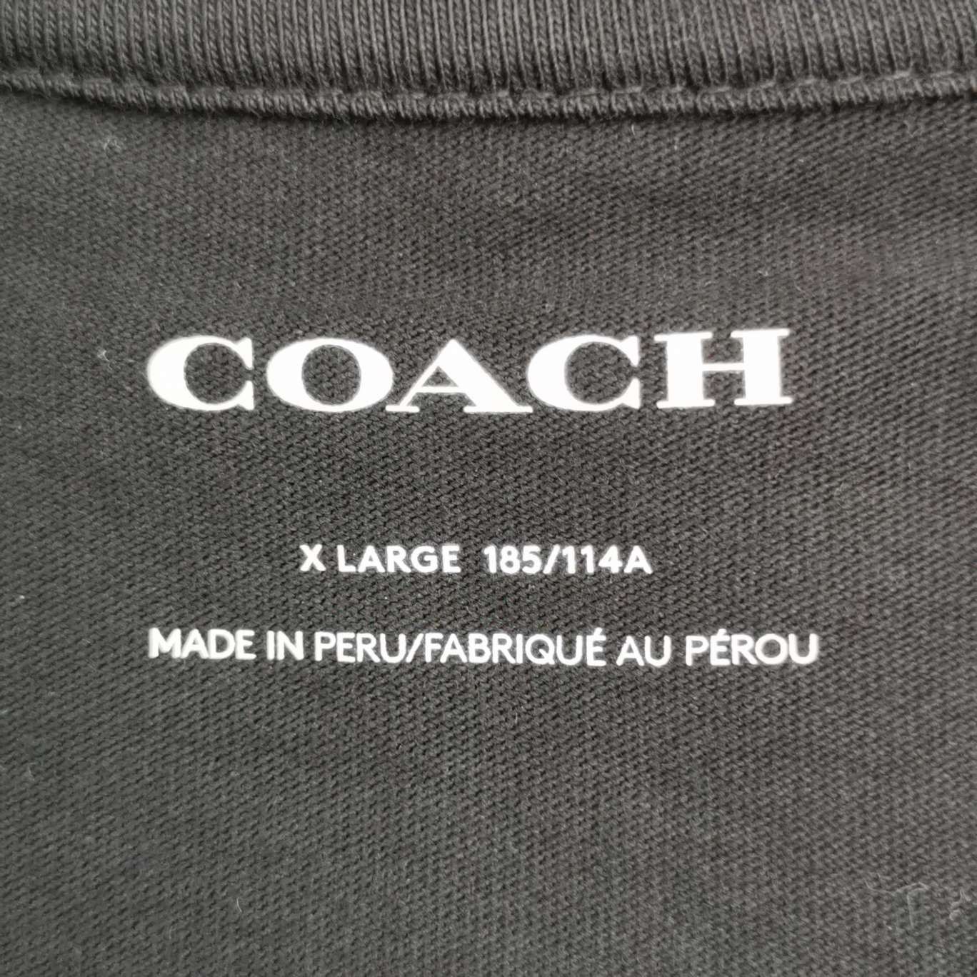 Coach Coach Square Logo Print Cotton T-Shirt XL Size US XL / EU 56 / 4 - 8 Thumbnail