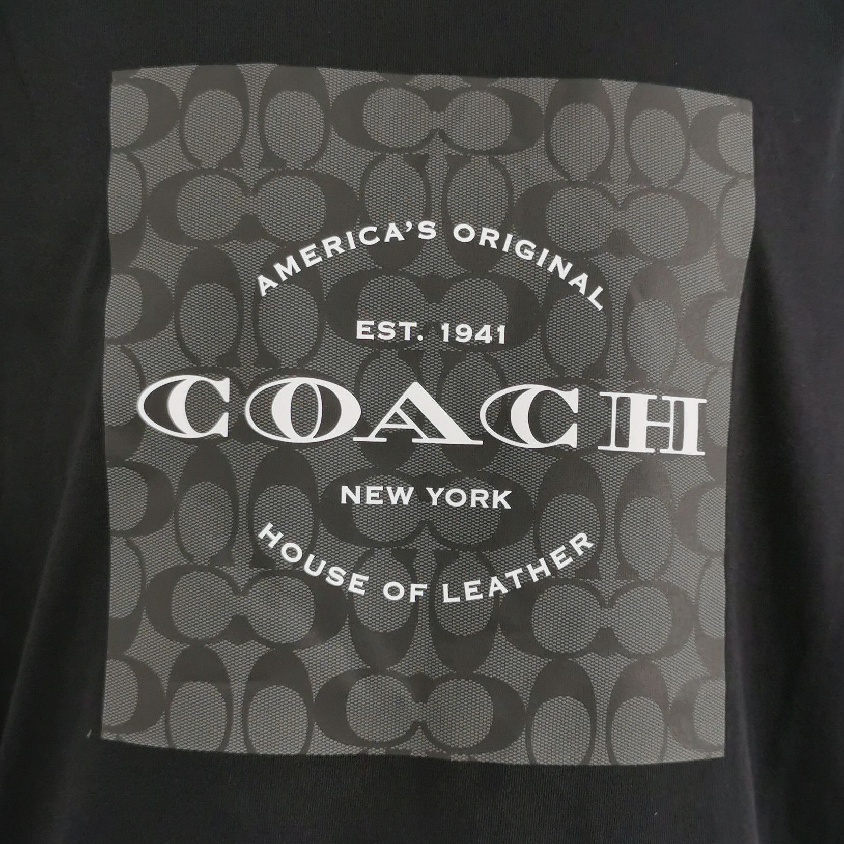 Coach Coach Square Logo Print Cotton T-Shirt XL Size US XL / EU 56 / 4 - 4 Thumbnail
