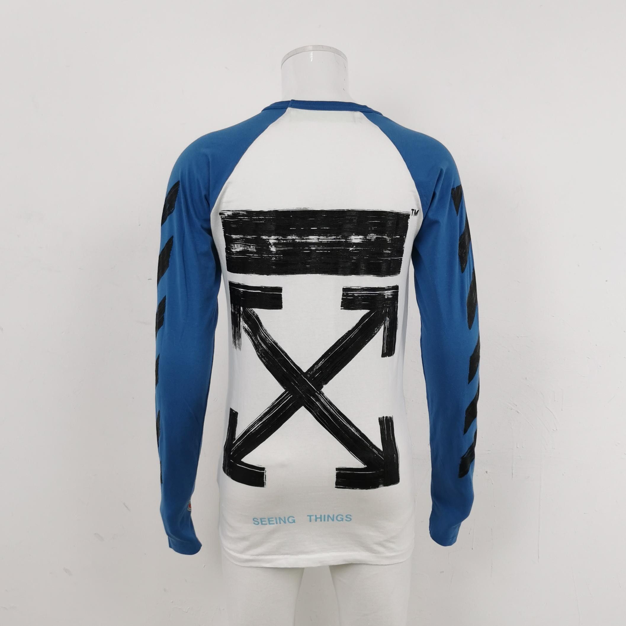 Off-White Off-White Diag Brushed Raglan Tee Size S Size US S / EU 44-46 / 1 - 3 Thumbnail