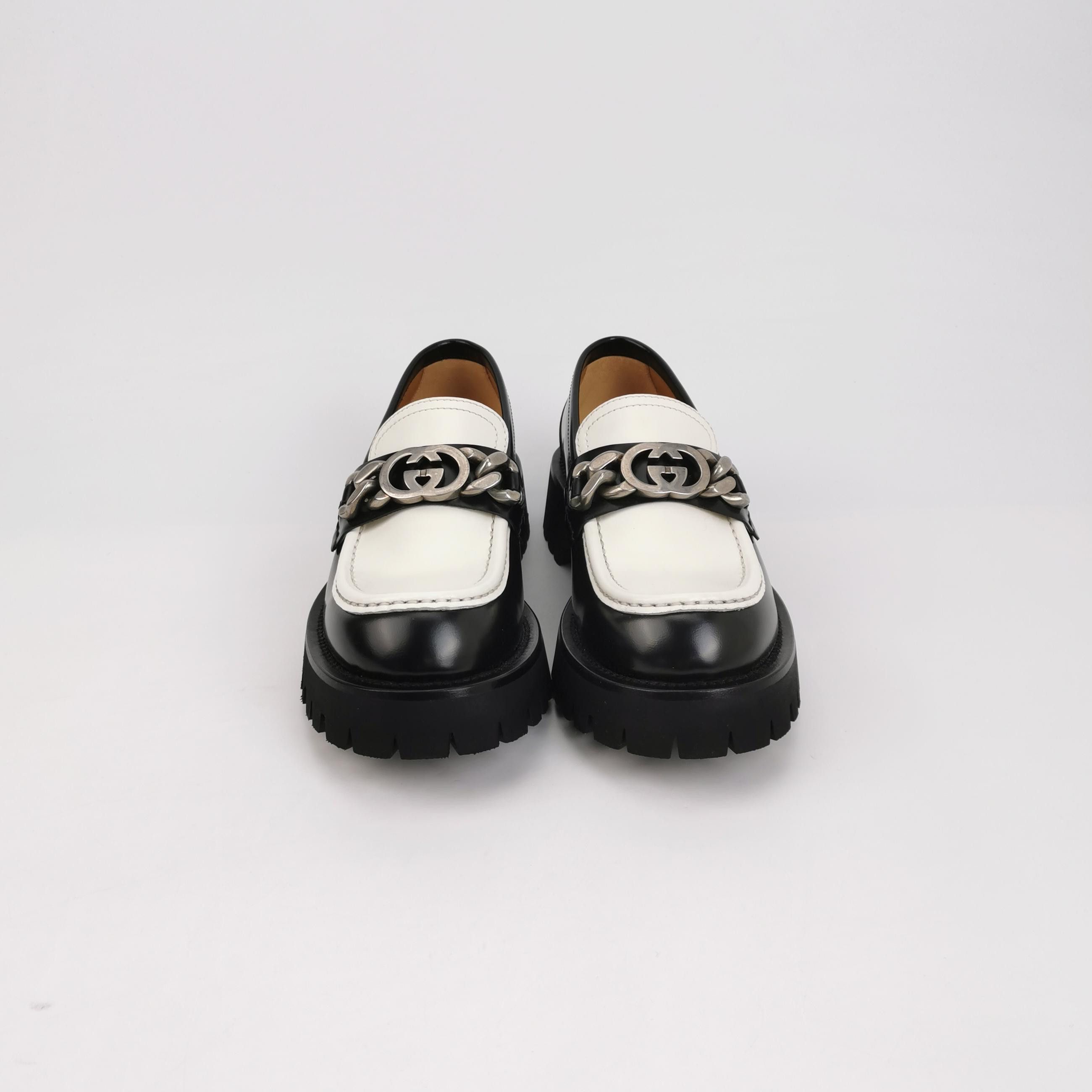 Gucci Gucci Bicolor Interlocking G Platform Loafers Size 39 Size US 6 / EU 39 - 3 Thumbnail