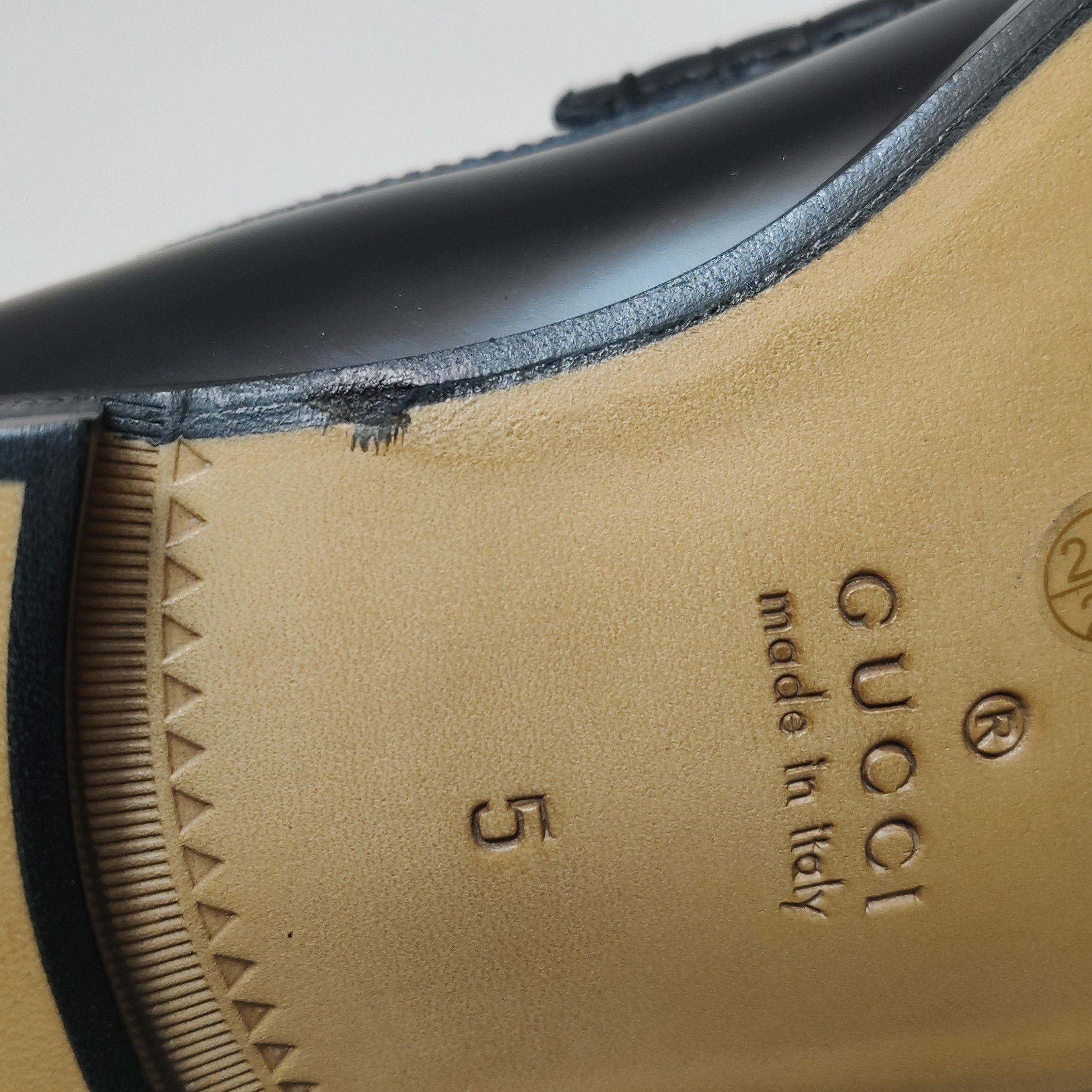 Gucci Gucci Interlocking G Leather Loafers Size 6 Size US 6 / EU 39 - 10 Thumbnail