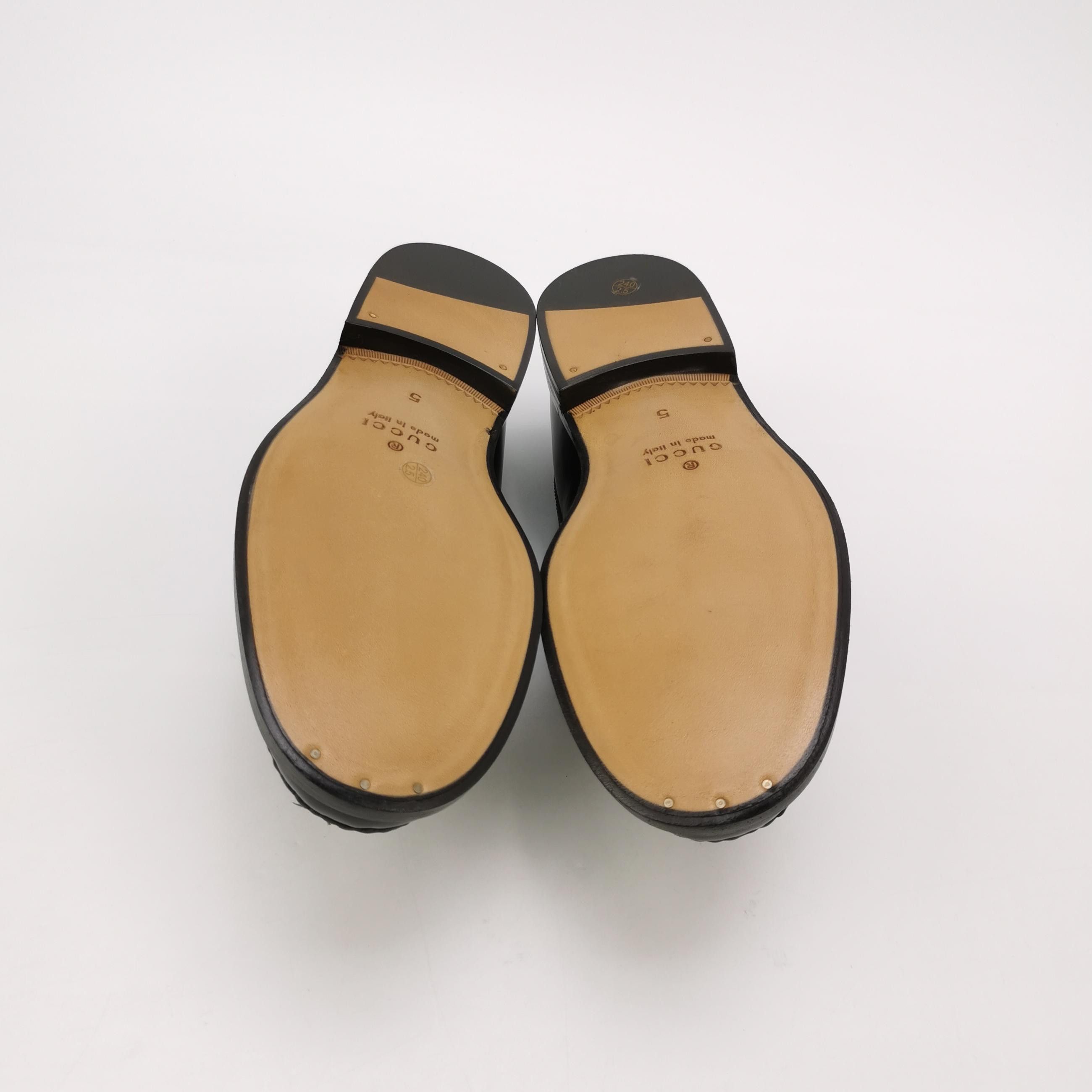 Gucci Gucci Interlocking G Leather Loafers Size 6 Size US 6 / EU 39 - 5 Thumbnail