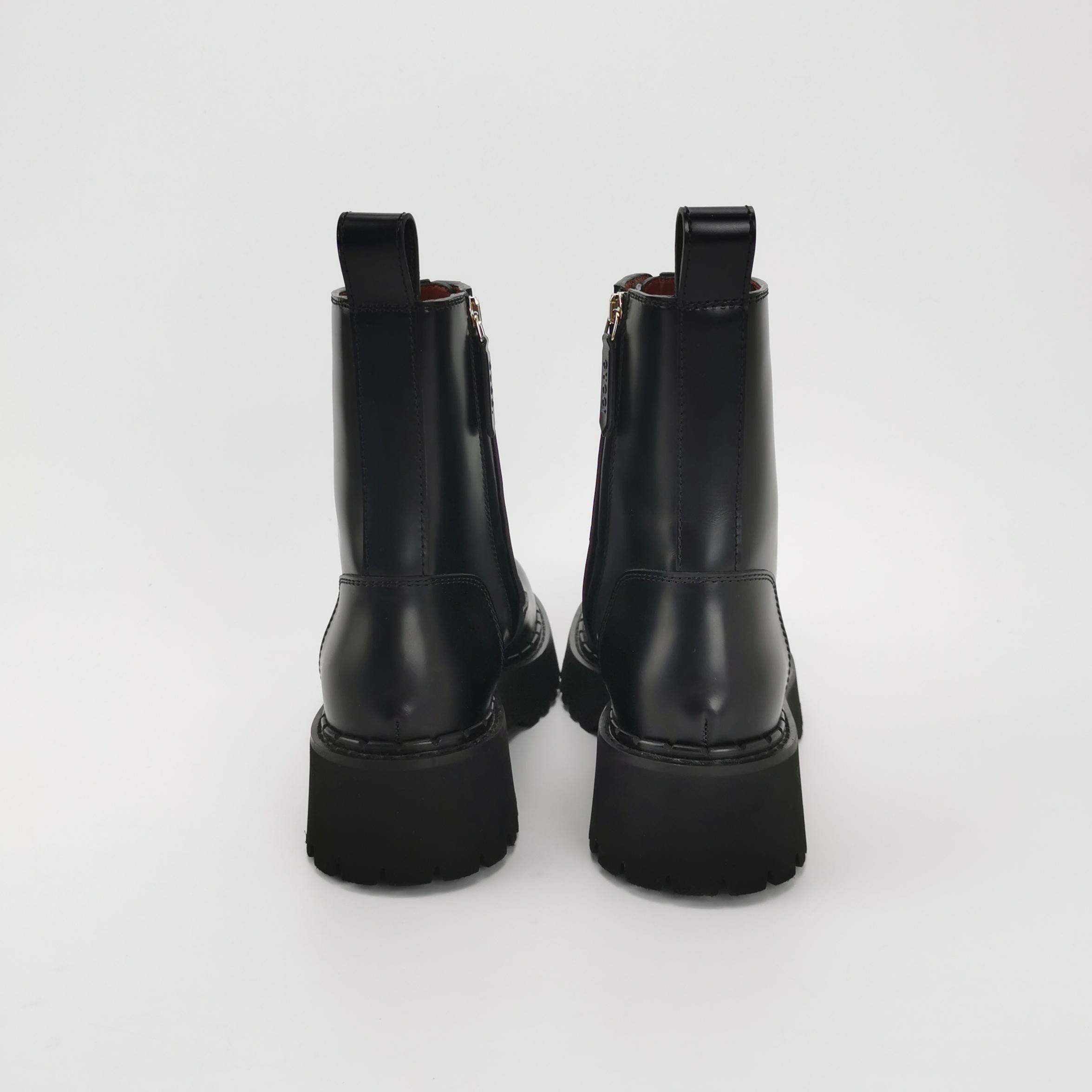 Gucci Gucci Leather Lug Sole Lace-Up Boots 39 Size US 6 / EU 39 - 4 Thumbnail