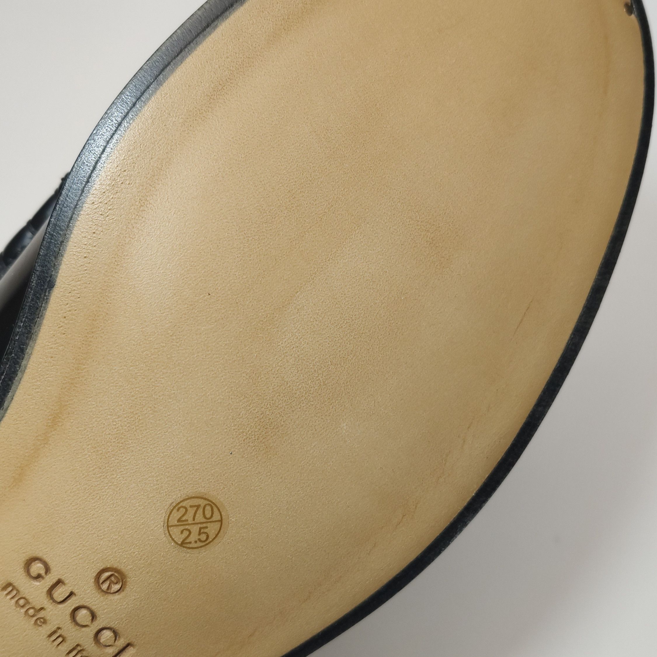 Gucci Gucci Interlocking G Leather Loafers 11.5 Size US 12 / EU 45 - 9 Thumbnail