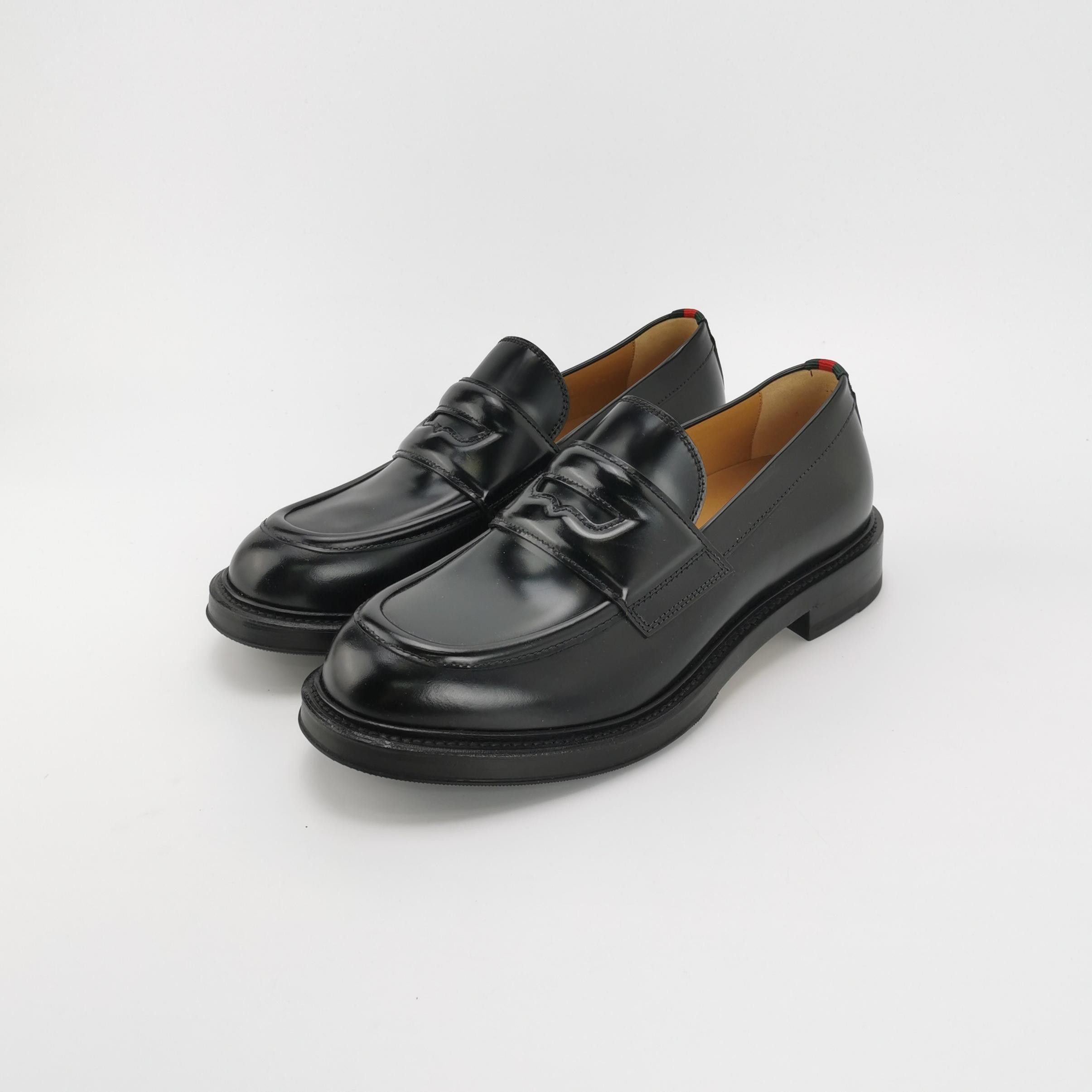 Gucci Gucci Interlocking G Leather Loafers US 10 Size US 10 / EU 43 - 2 Thumbnail