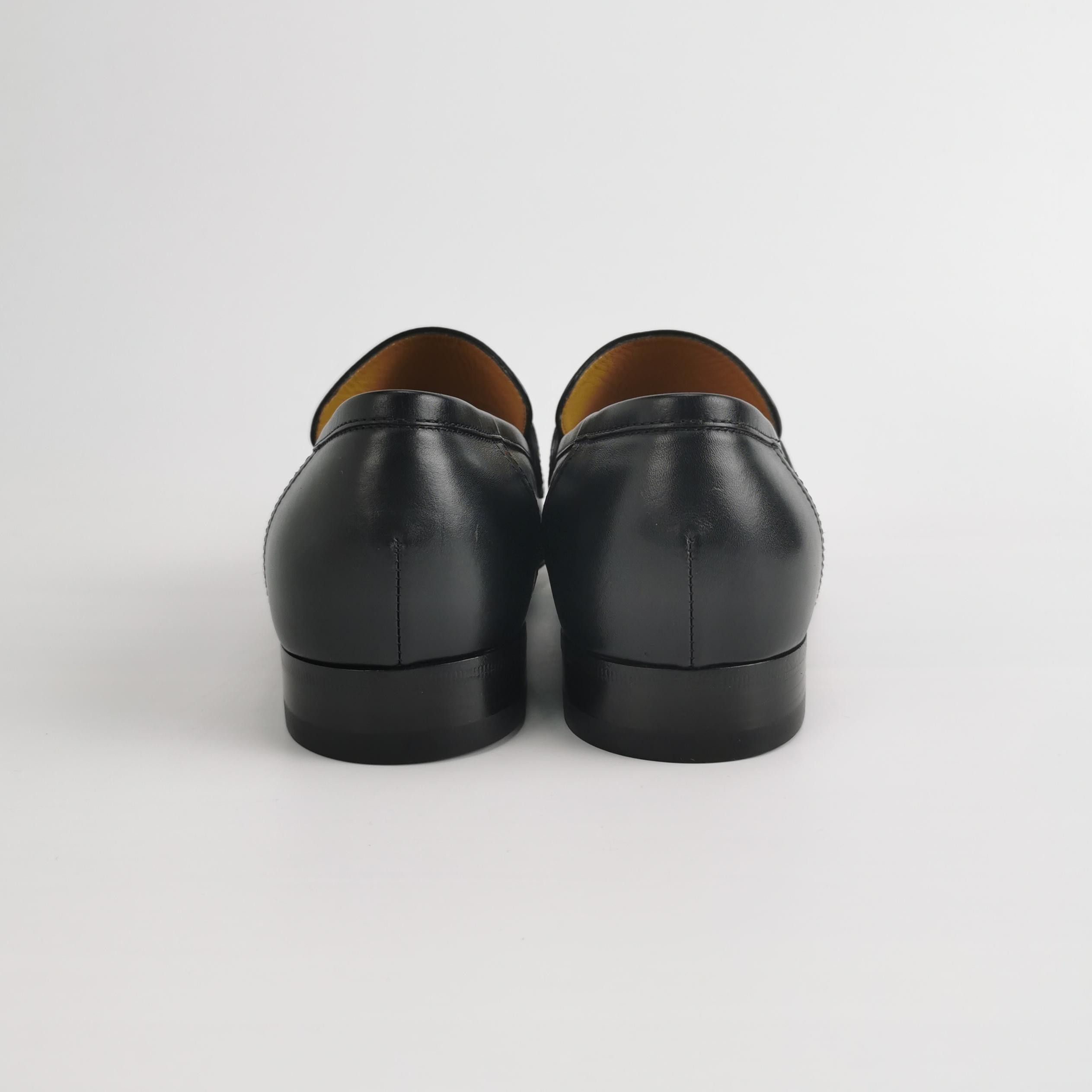 Gucci Gucci Interlocking G Leather Loafers 5.5 Size US 6 / EU 39 - 4 Thumbnail