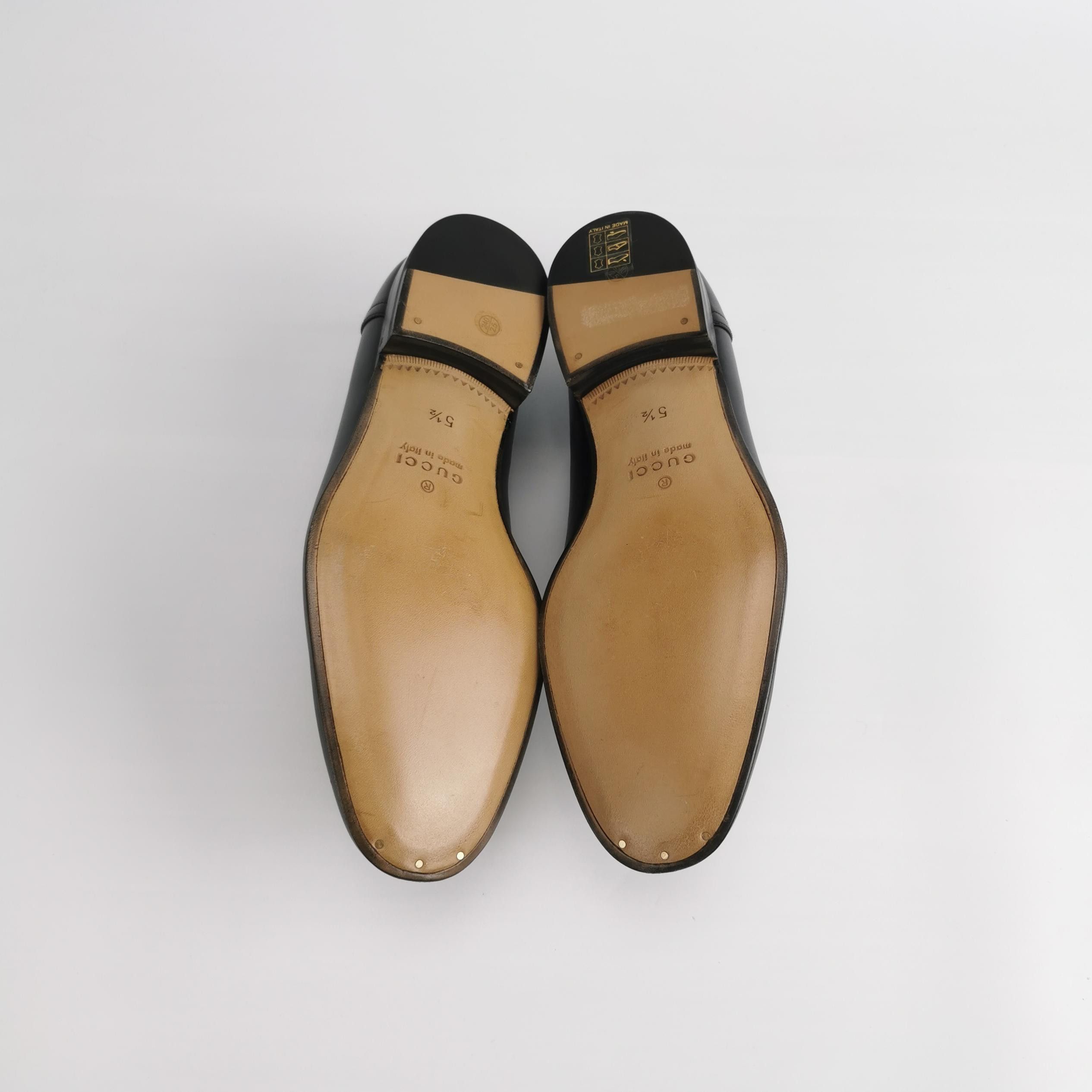 Gucci Gucci Interlocking G Leather Loafers 5.5 Size US 6 / EU 39 - 5 Thumbnail