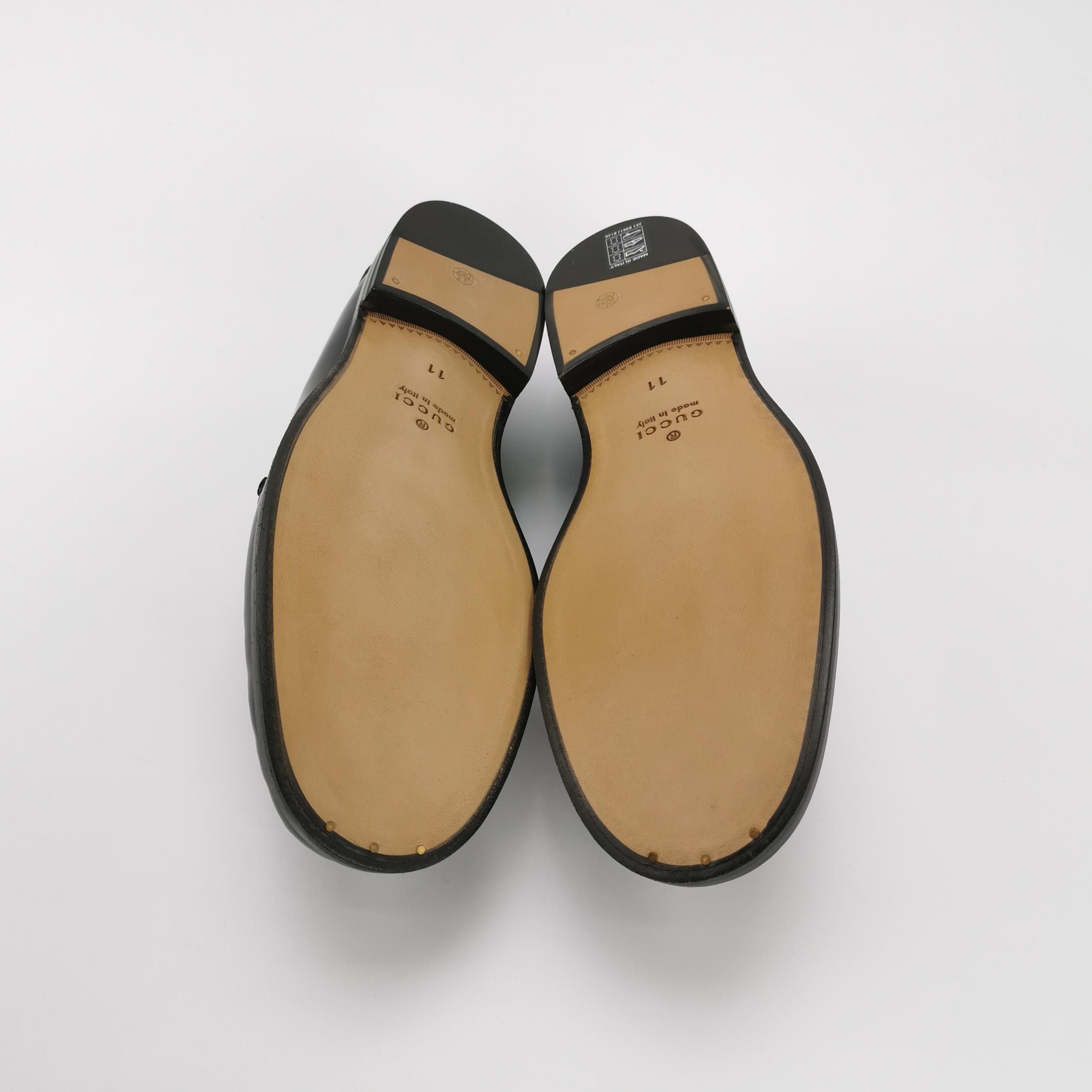 Gucci Gucci Interlocking G Leather Loafers Size 11 Size US 12 / EU 45 - 5 Thumbnail