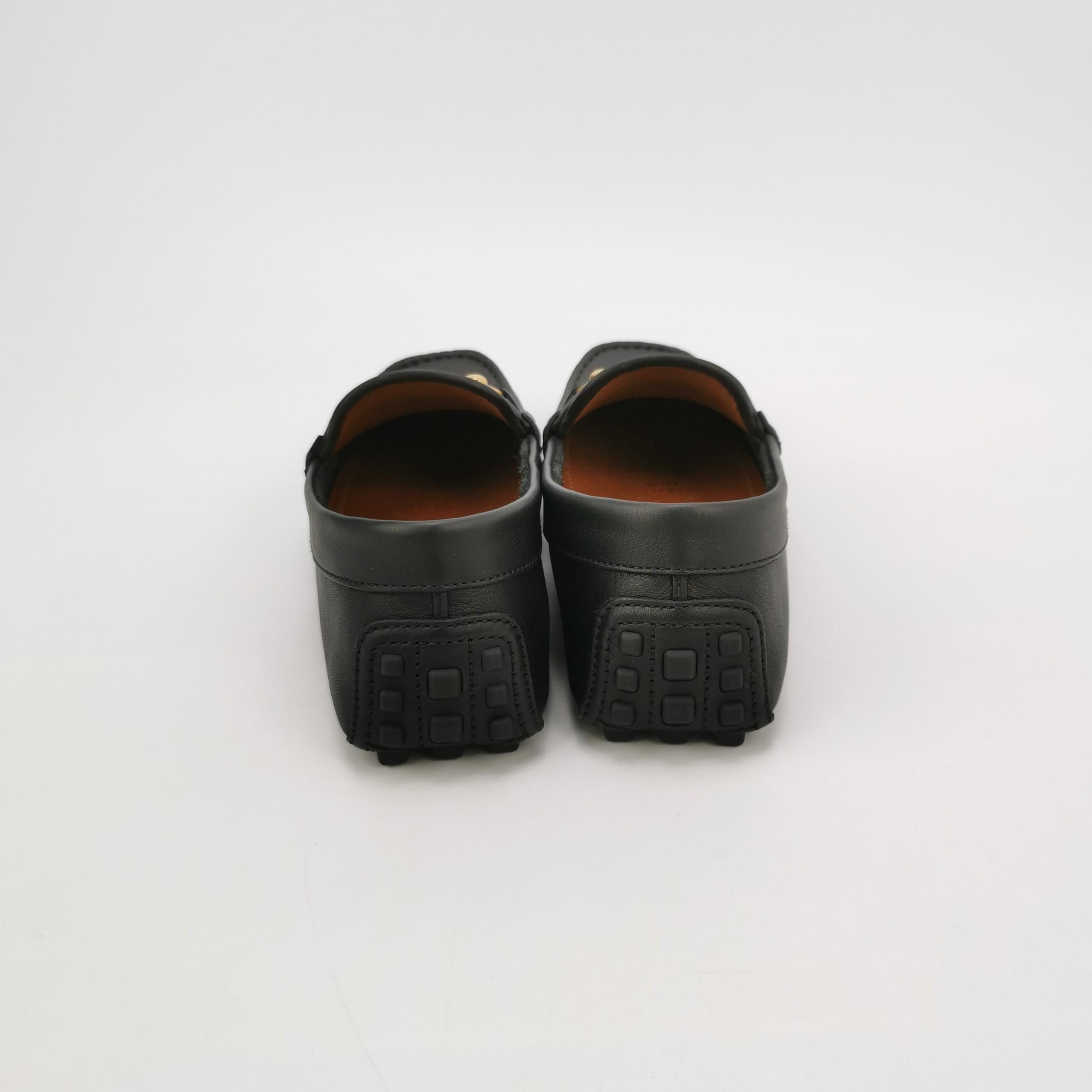 Gucci Gucci Web Stripe Leather Driver Loafers 38.5 Size US 5.5 / EU 38 - 4 Thumbnail