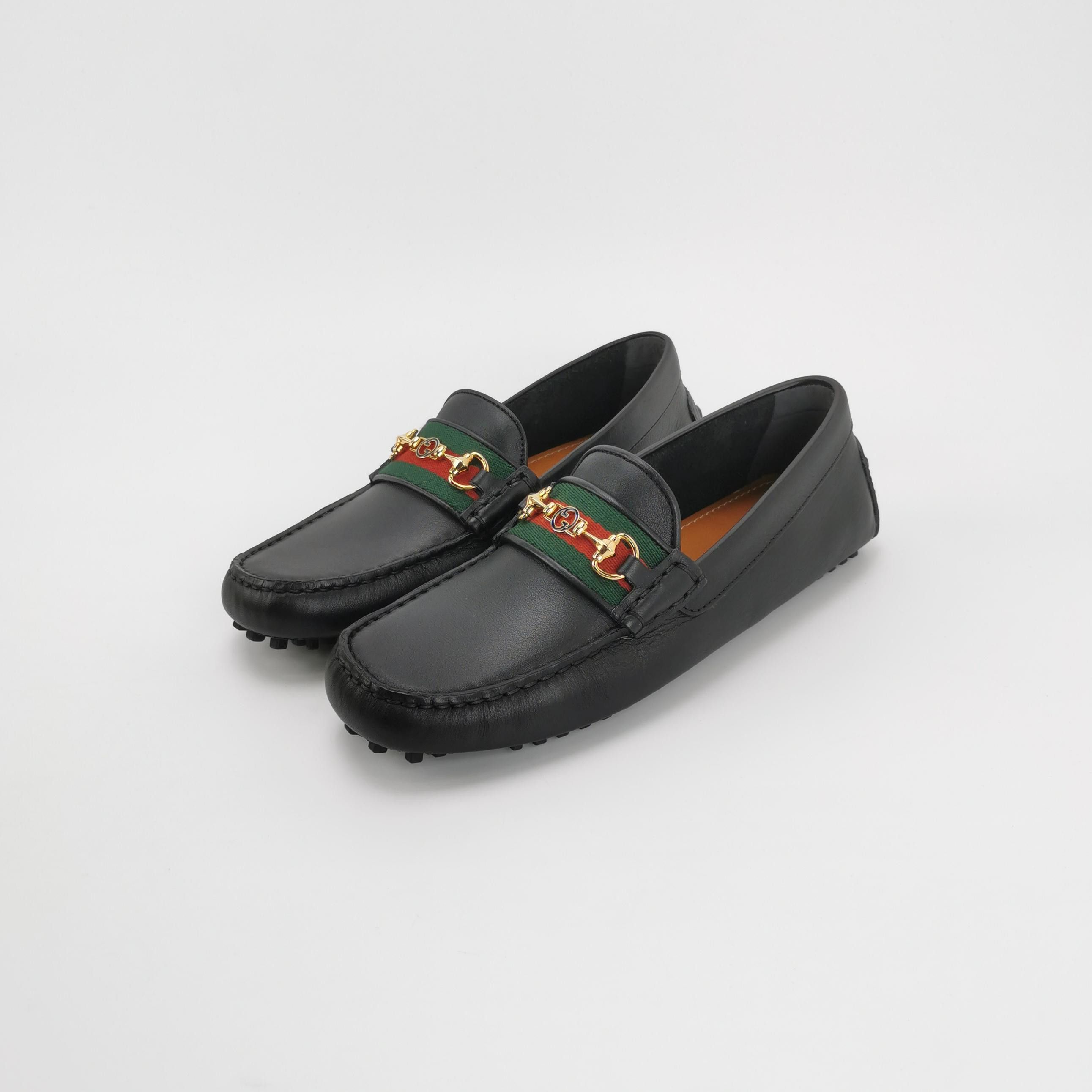 Gucci Gucci Horsebit Web Leather Loafers 38.5 Size US 5.5 / EU 38 - 2 Thumbnail