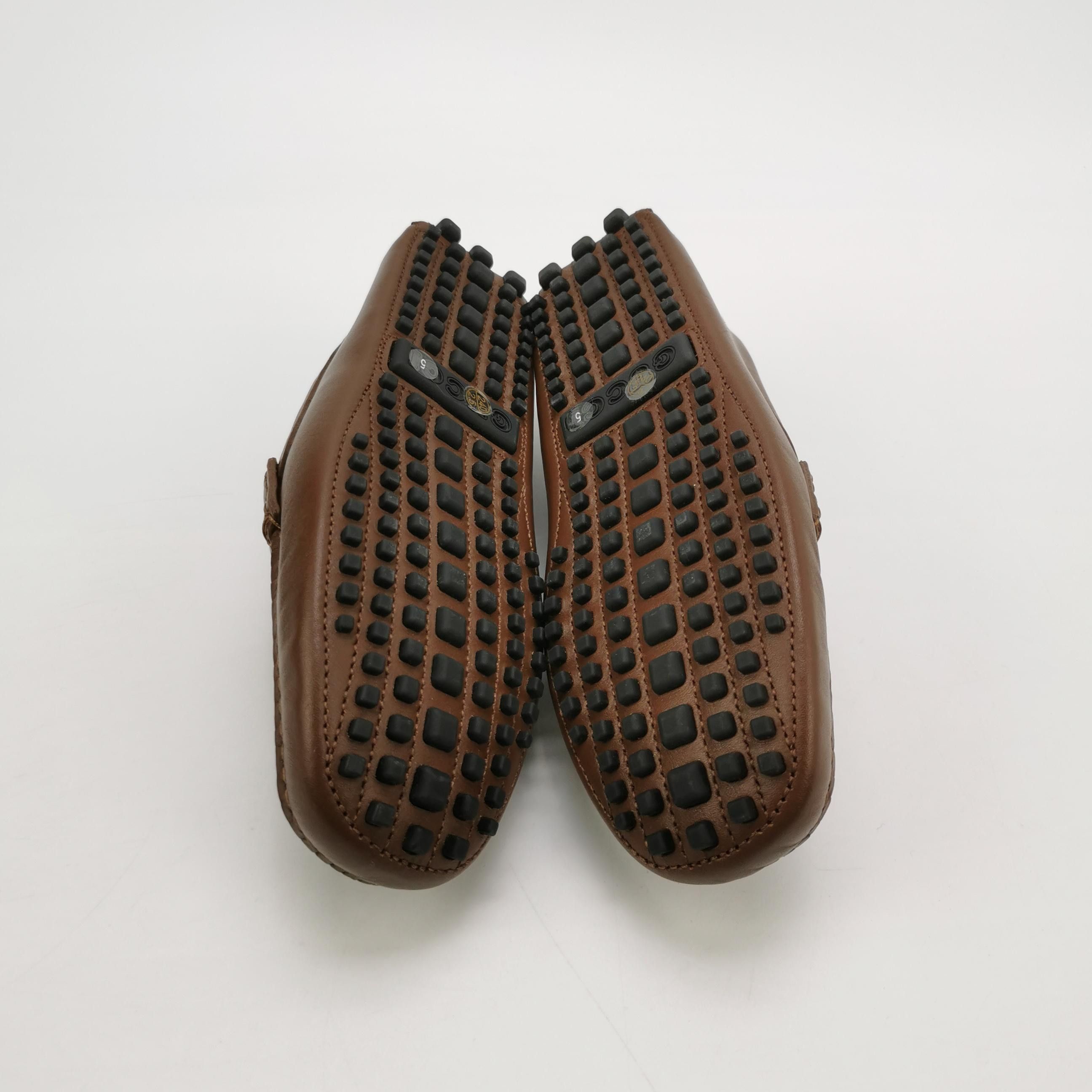 Gucci Gucci Interlocking G Leather Driving Shoes 5 Size US 6 / EU 39 - 5 Thumbnail