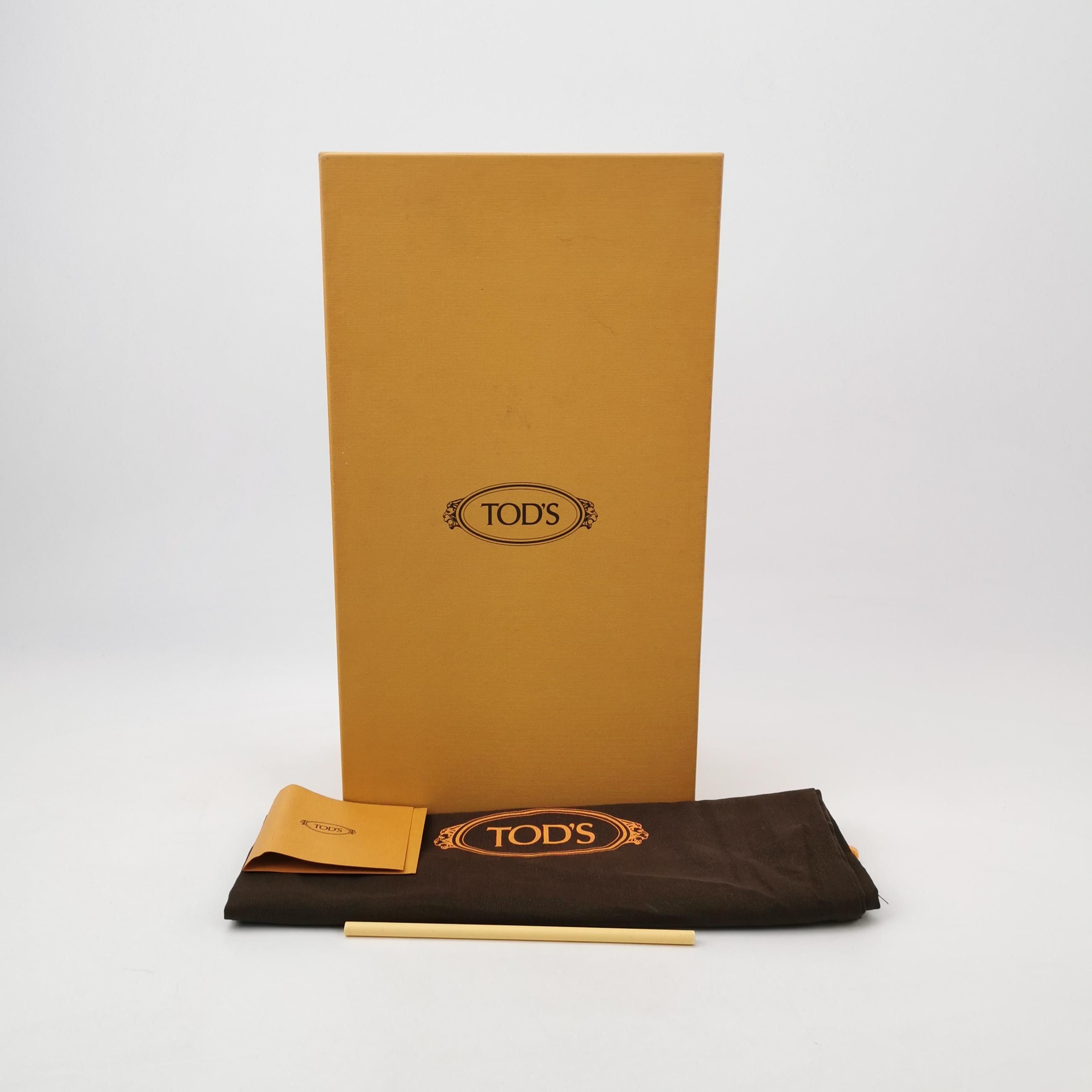 Tod's Tod's T-Logo Burnished Leather Loafers Size 7.5 Size US 7 / EU 40 - 6 Thumbnail