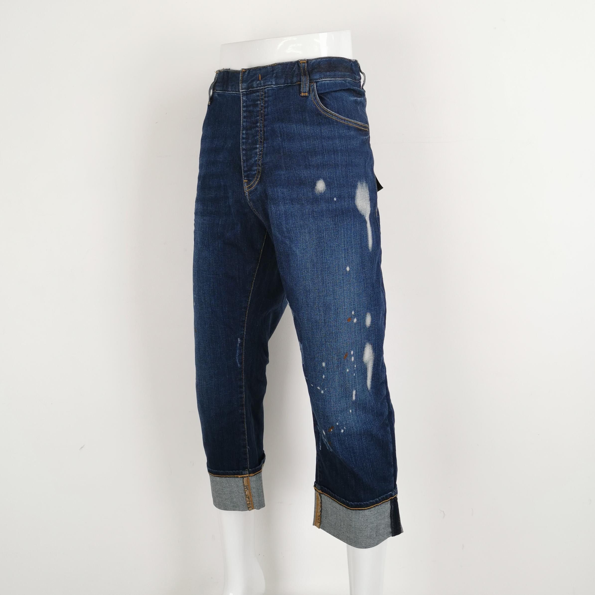 Emporio Armani Emporio Armani Splatter Distressed Jeans Size 34 Size US 34 / EU 50 - 3 Thumbnail