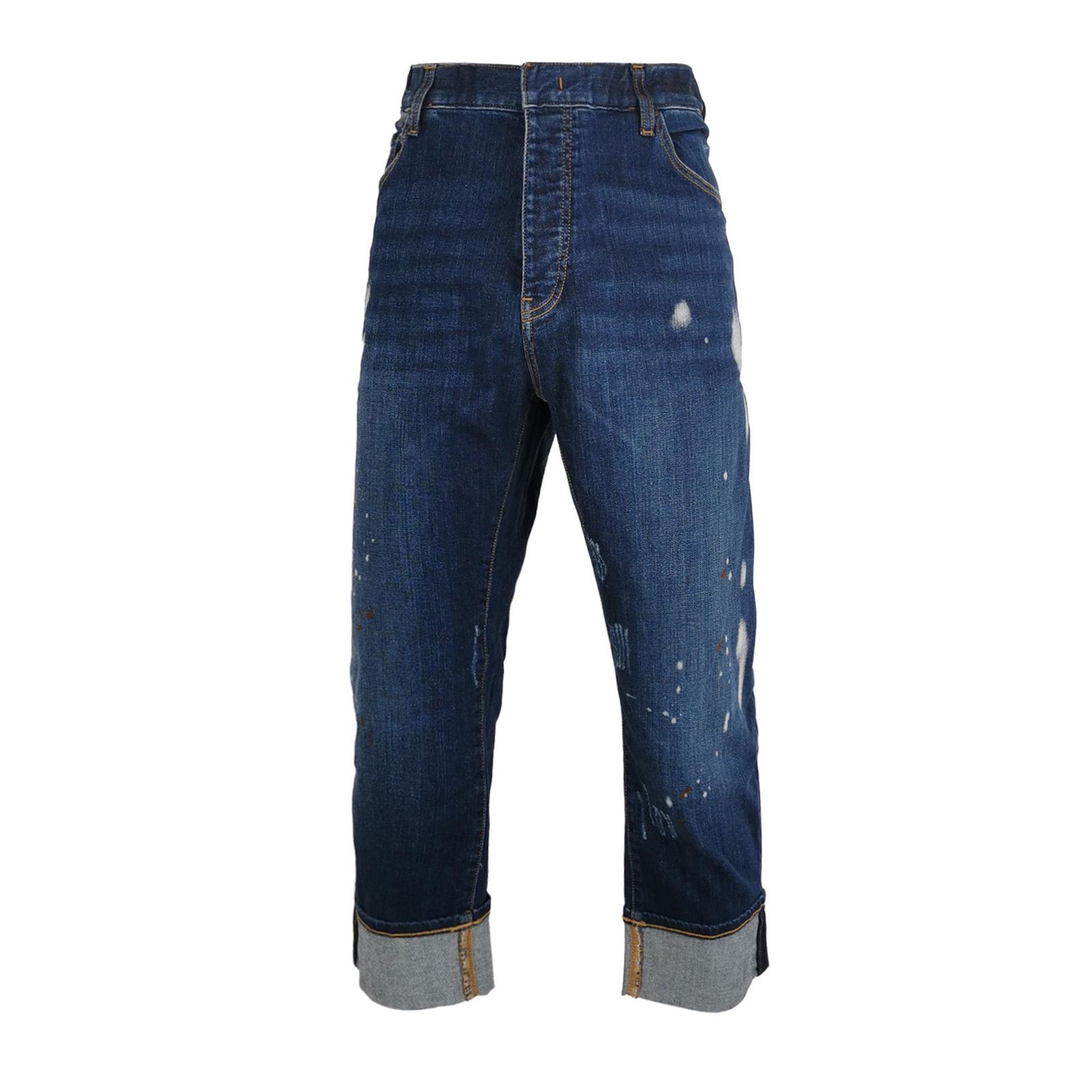 Emporio Armani Emporio Armani Splatter Distressed Jeans Size 34 Size US 34 / EU 50 - 2 Thumbnail