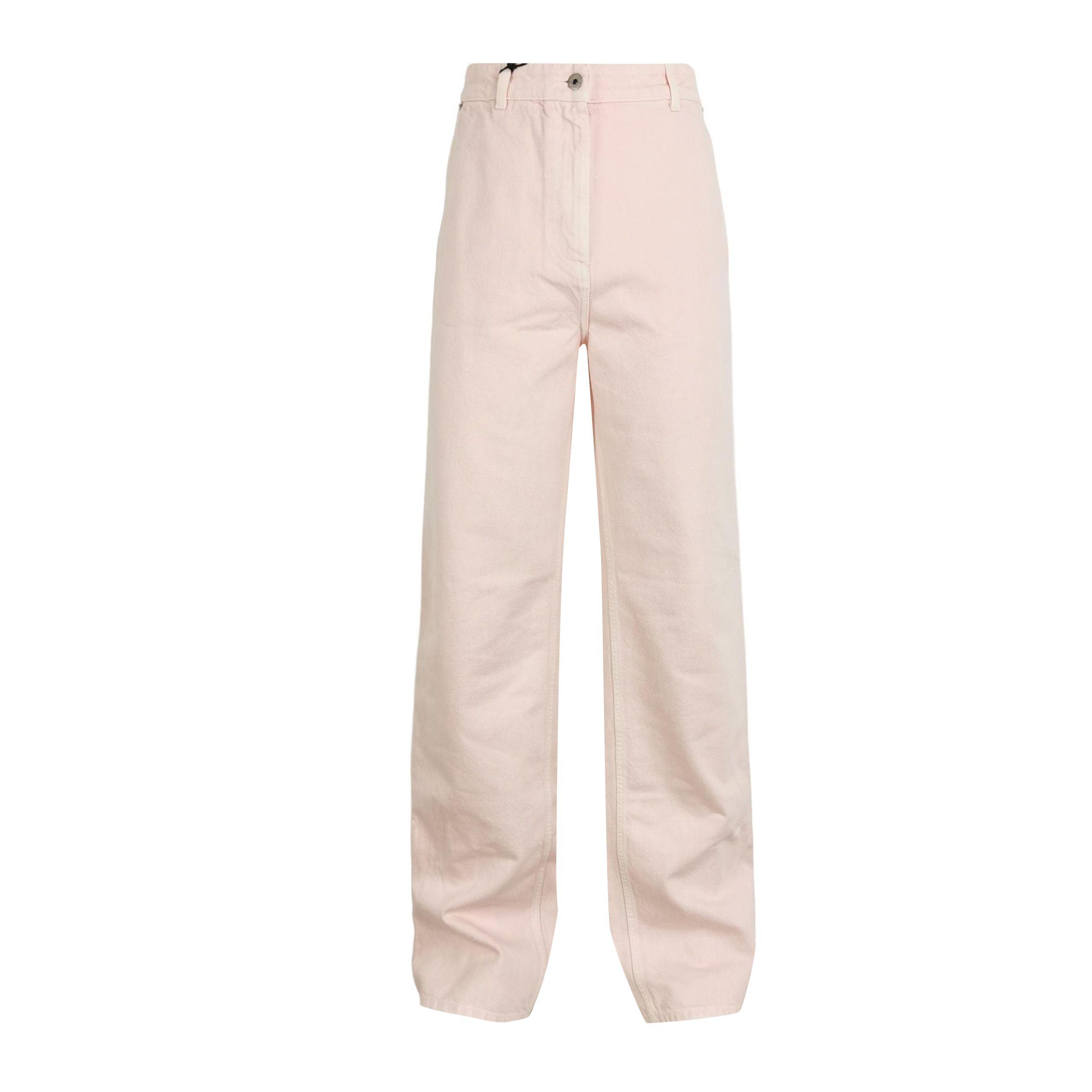 Burberry Burberry Pink Cotton Pants US 6 Size 28" / US 6 / IT 42 - 2 Thumbnail