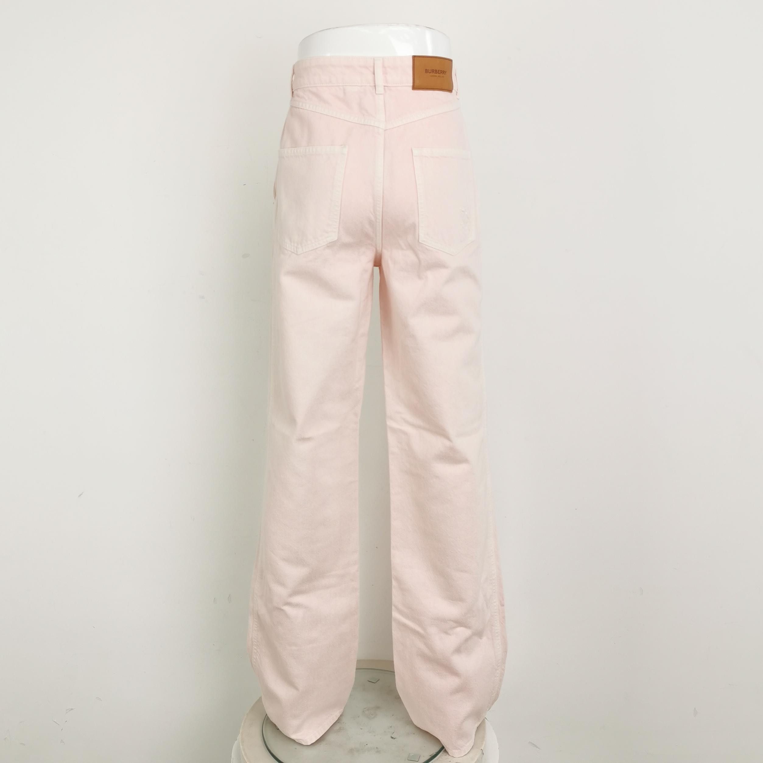 Burberry Burberry Pink Cotton Pants US 6 Size 28" / US 6 / IT 42 - 4 Thumbnail