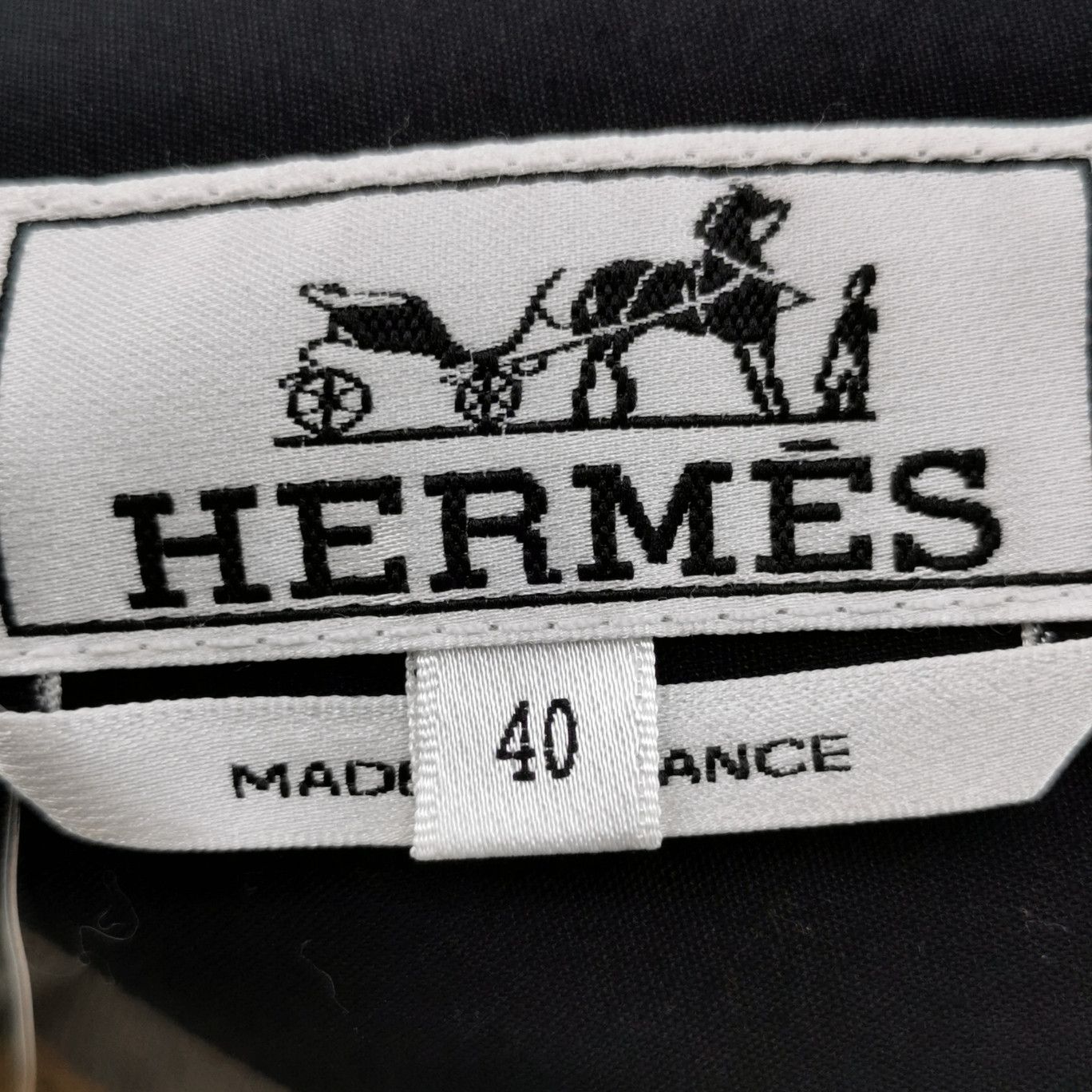 Hermes Hermes Black Cotton Le Jeans Size FR 40 Size 28" / US 6 / IT 42 - 8 Thumbnail