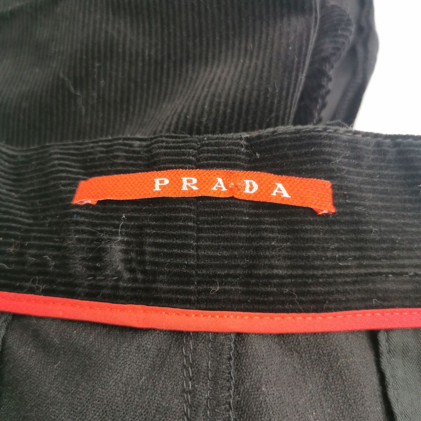 Prada Prada Black Corduroy Casual Pants Size 50 Size US 34 / EU 50 - 6 Thumbnail