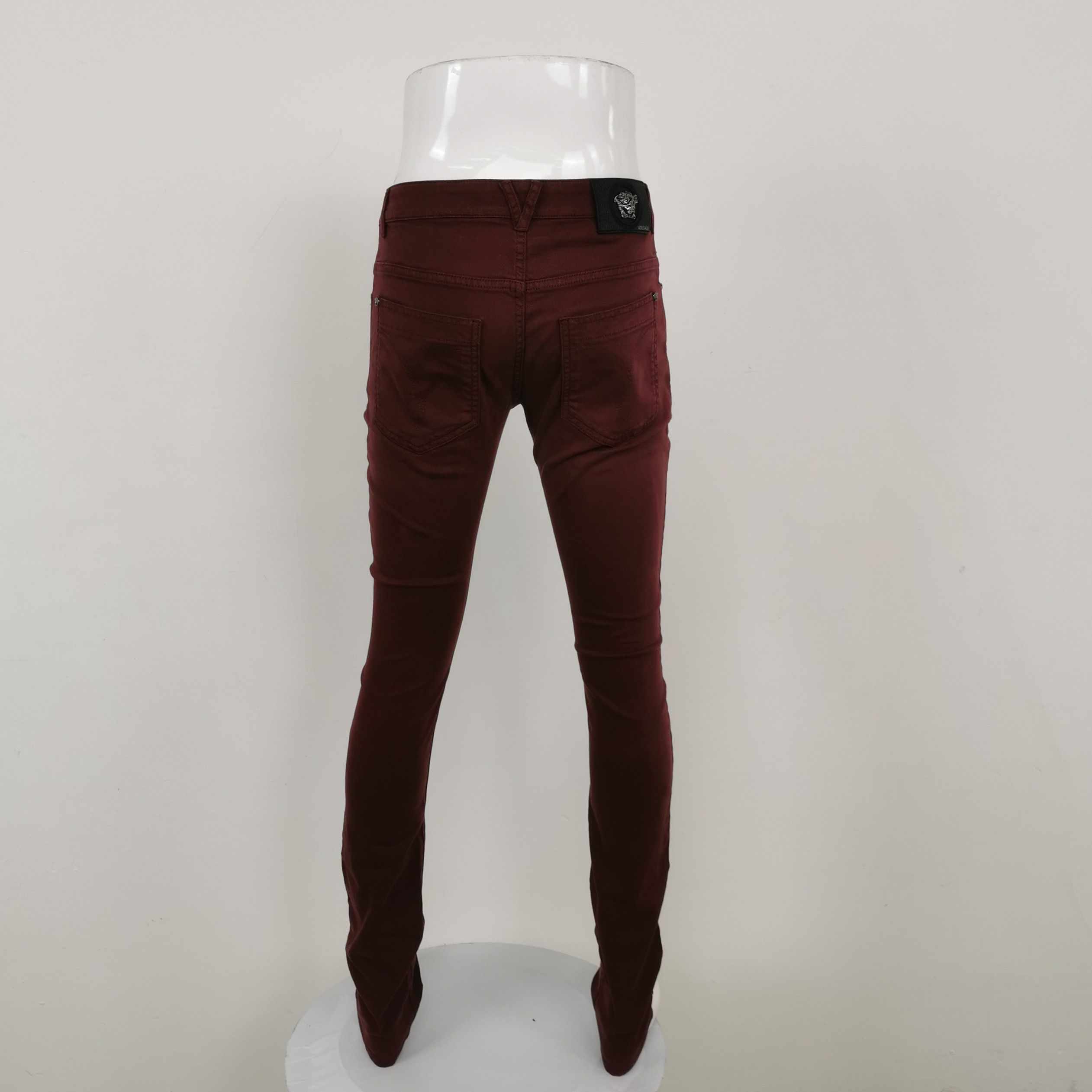 Versace Versace Burgundy Denim Jeans Size 29 Size US 29 - 3 Thumbnail