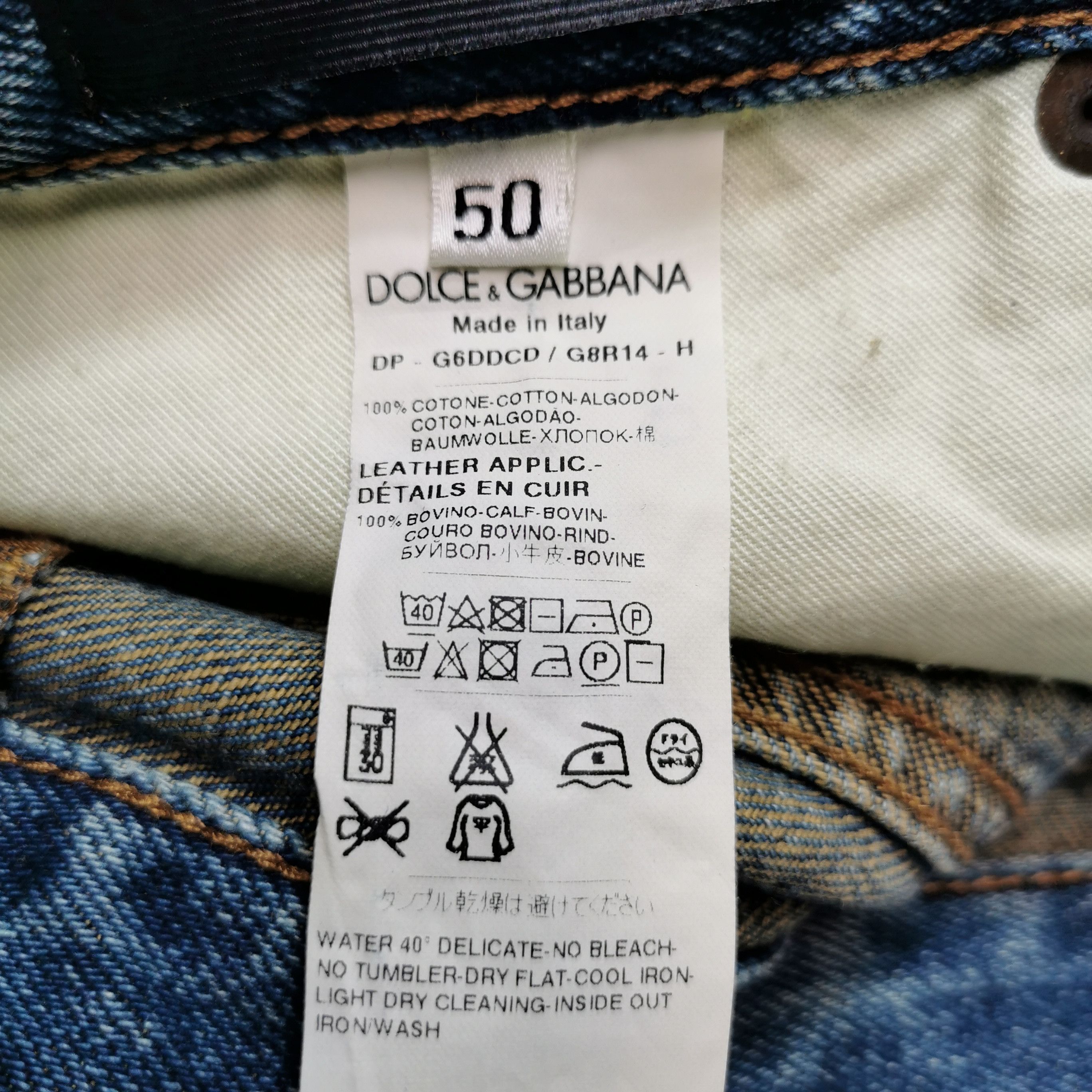 Dolce & Gabbana Dolce & Gabbana Distressed Denim Jeans 34 Size US 34 / EU 50 - 9 Thumbnail