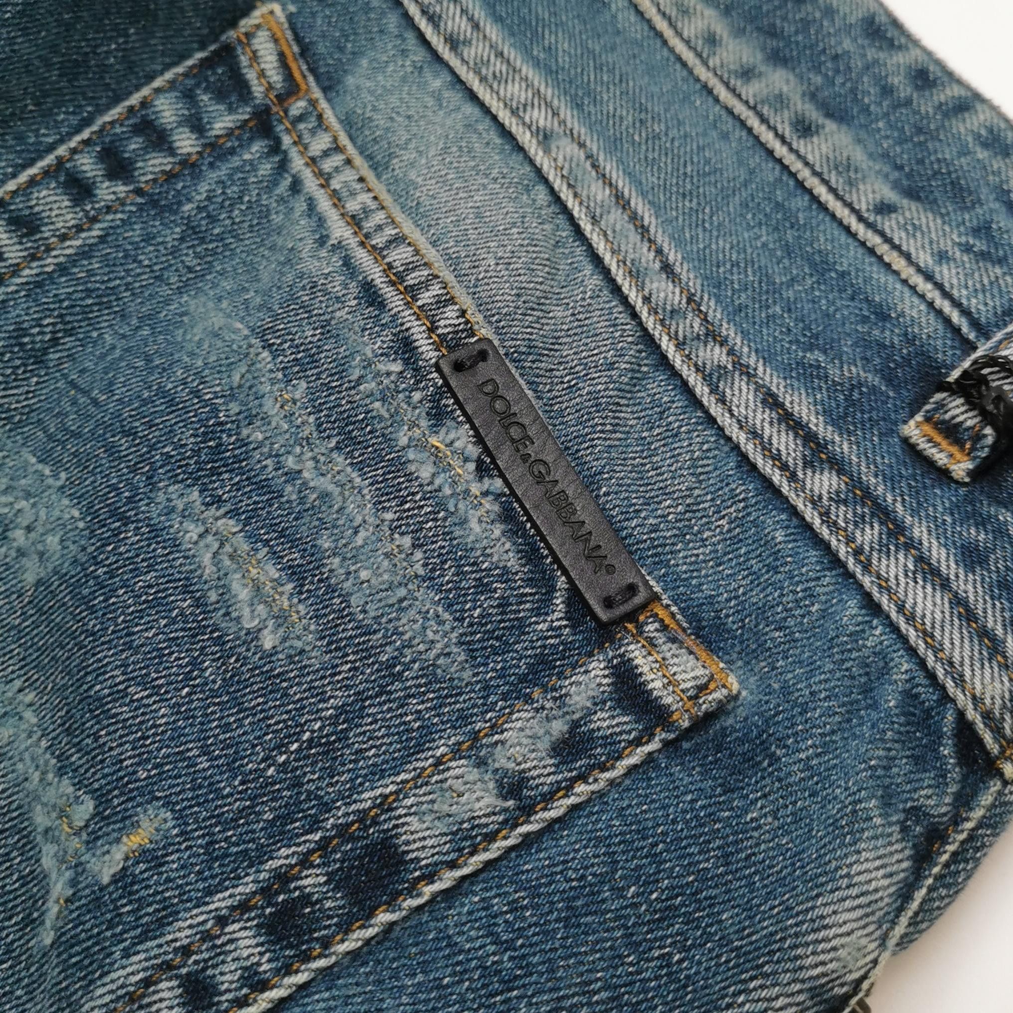 Dolce & Gabbana Dolce & Gabbana Distressed Denim Jeans 34 Size US 34 / EU 50 - 4 Thumbnail