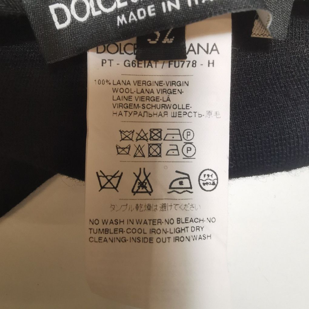 Dolce & Gabbana Dolce & Gabbana Virgin Wool Trousers Size 52 Size US 36 / EU 52 - 7 Thumbnail