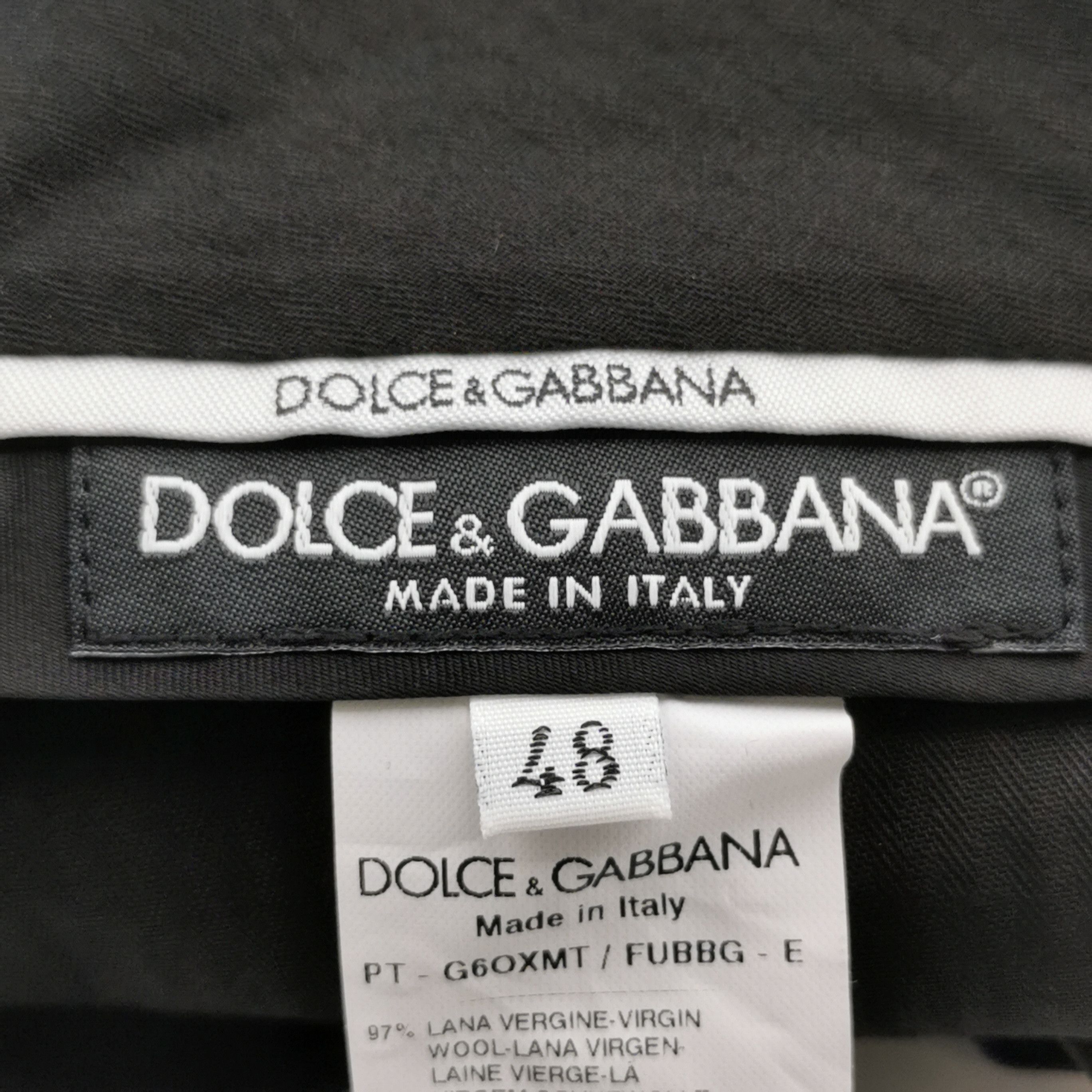 Dolce & Gabbana Dolce & Gabbana Wool Blend Trousers 48 Size US 32 / EU 48 - 5 Thumbnail