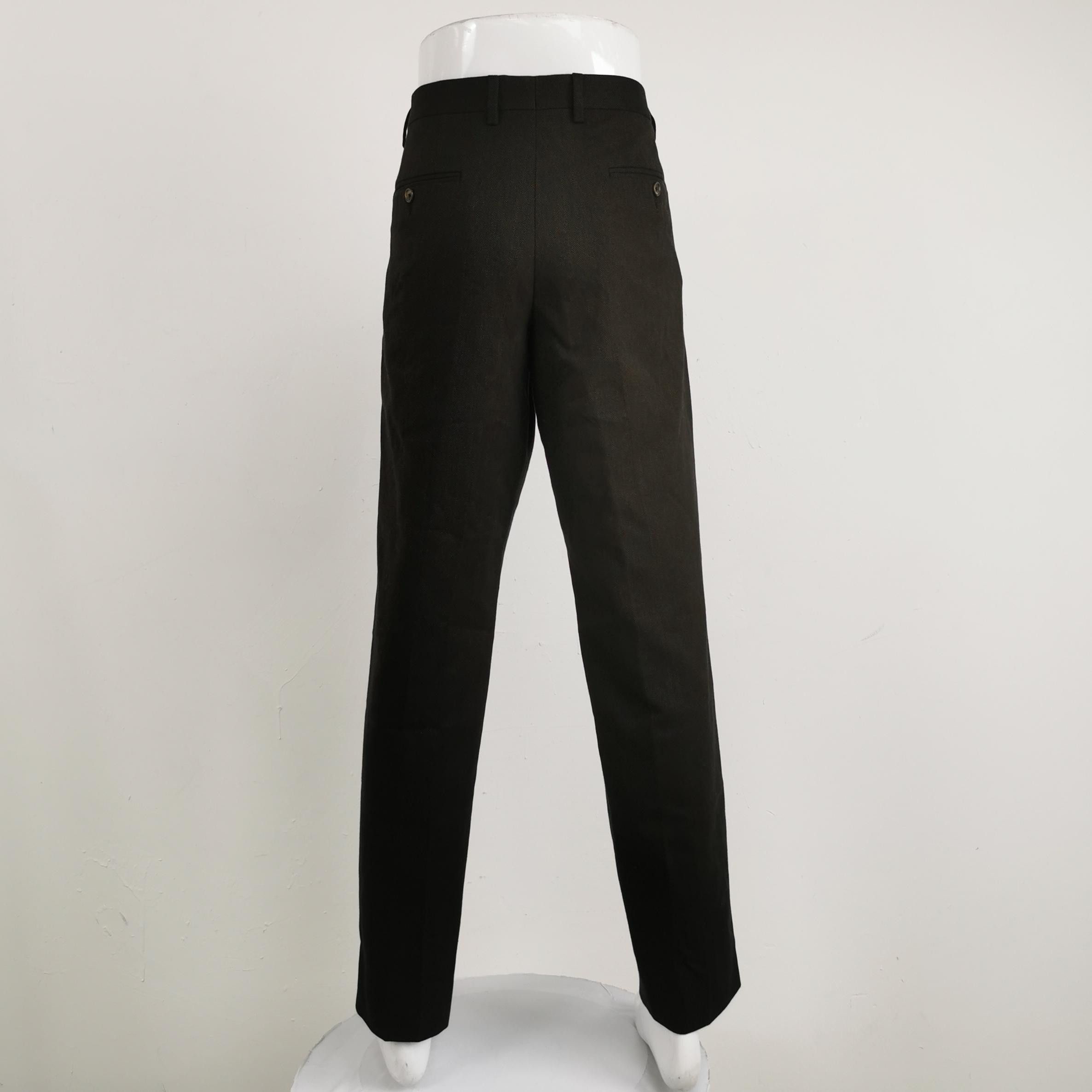 Dolce & Gabbana Dolce & Gabbana Solid Cotton Casual Pants 50 Size US 34 / EU 50 - 3 Thumbnail