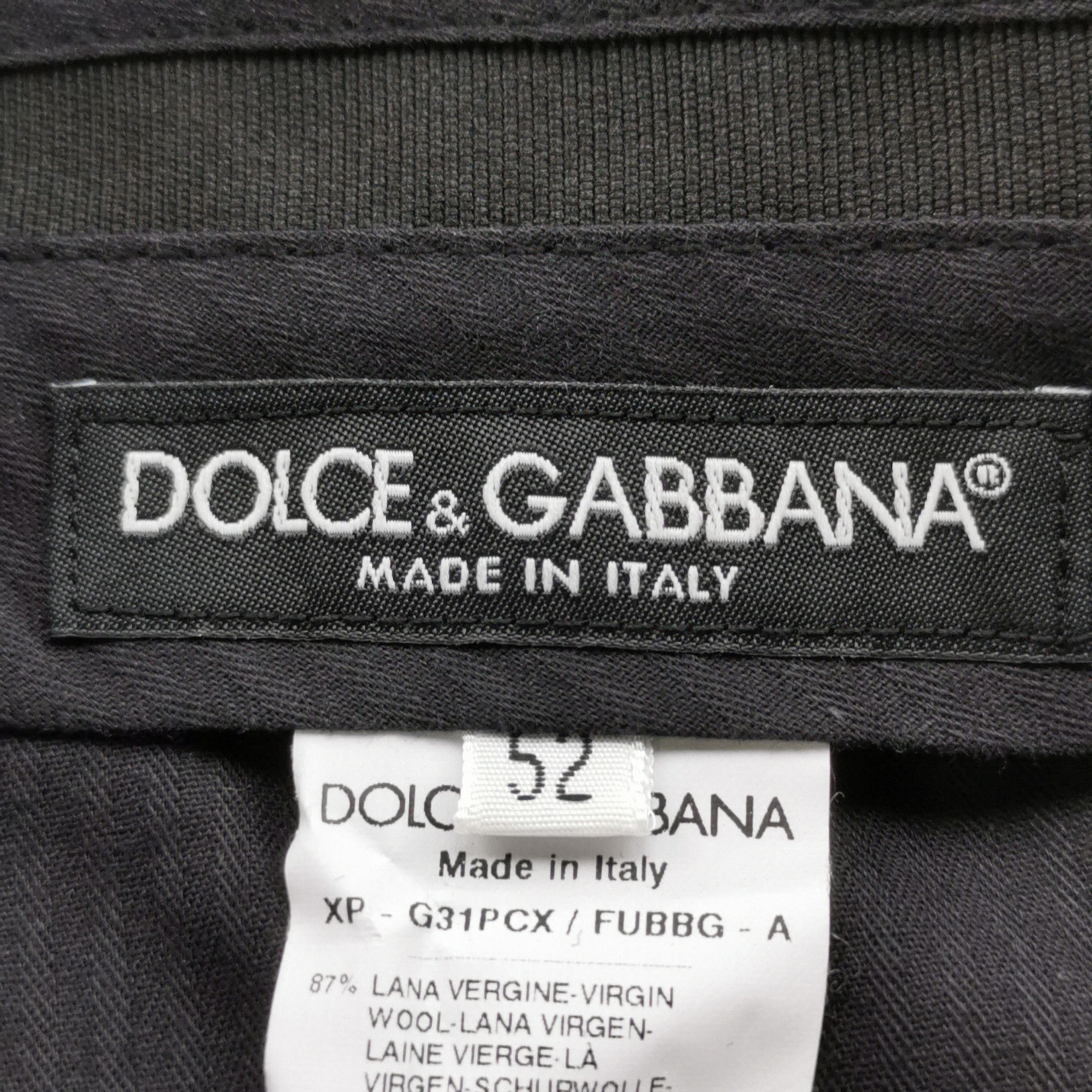 Dolce & Gabbana Dolce & Gabbana Wool Silk Blend Trousers 52 Size US 36 / EU 52 - 5 Thumbnail
