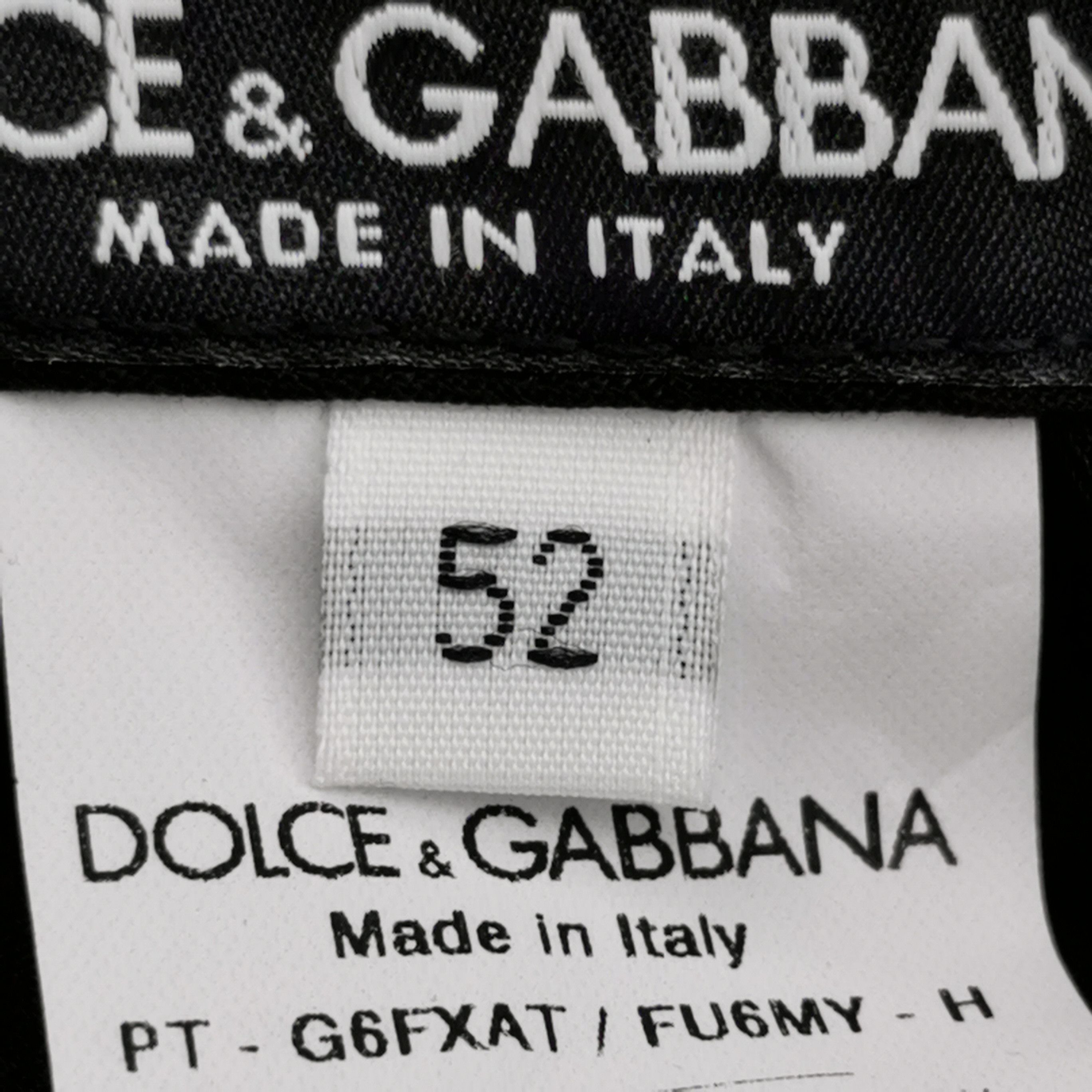 Dolce & Gabbana Dolce & Gabbana Solid Cotton Casual Pants 52 Size US 36 / EU 52 - 6 Thumbnail