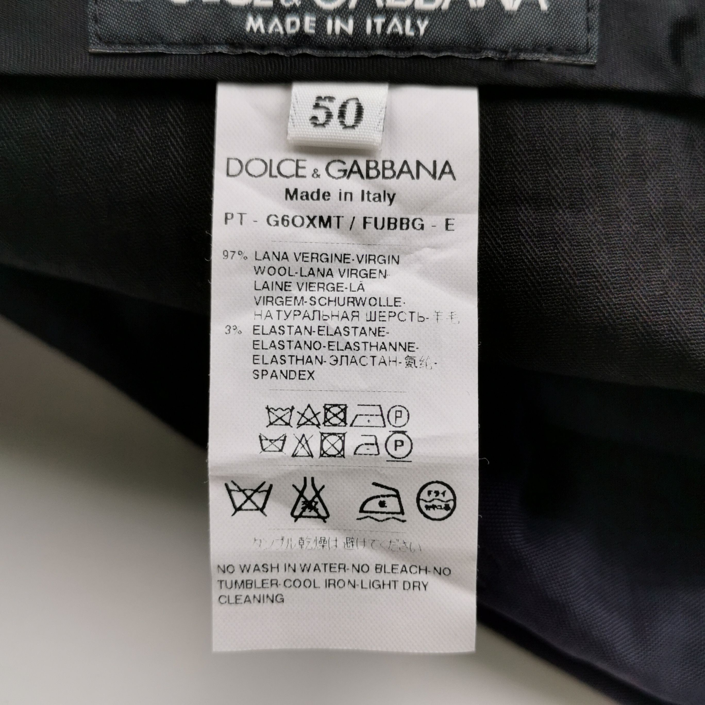 Dolce & Gabbana Dolce & Gabbana Wool Blend Trousers Size 50 Size US 34 / EU 50 - 7 Thumbnail
