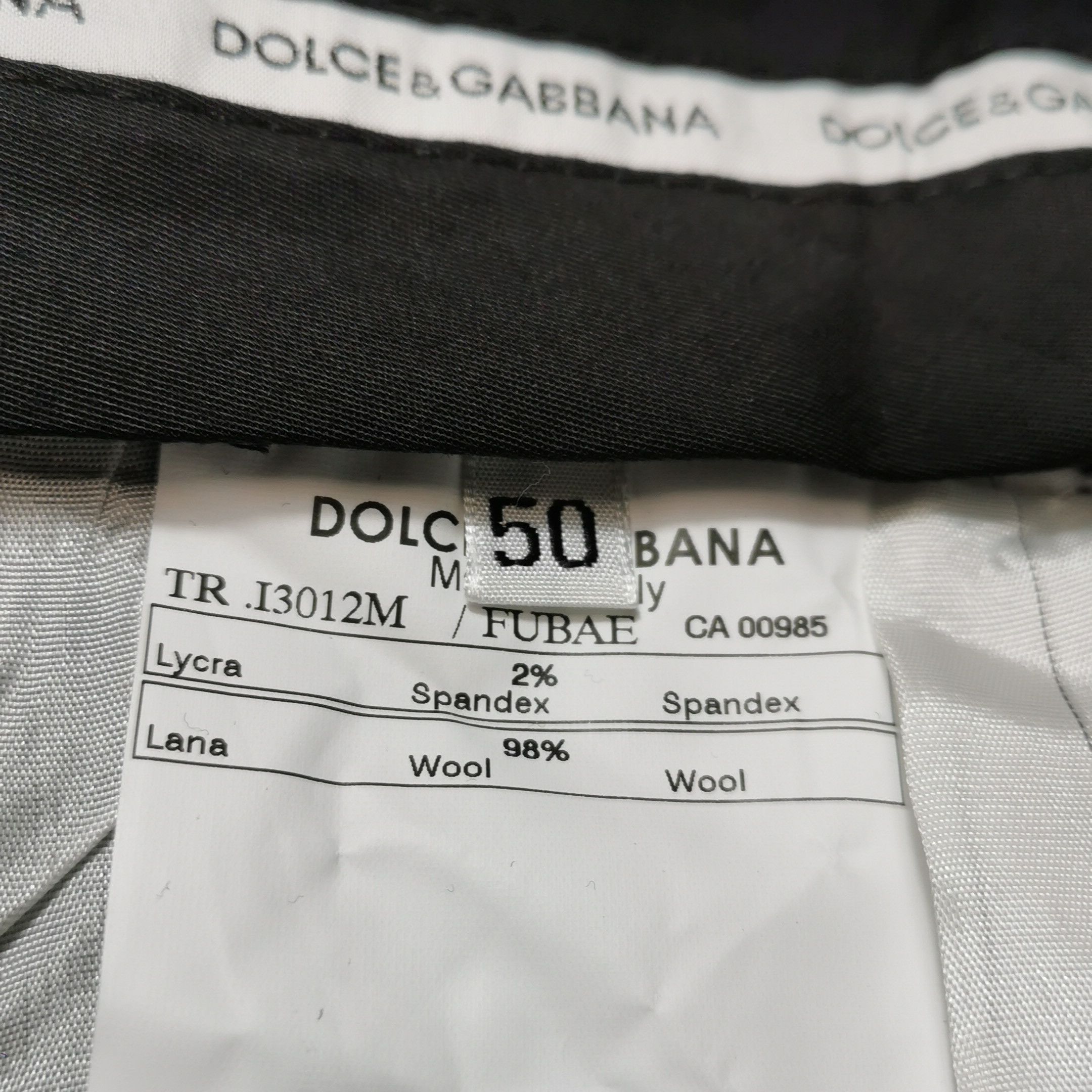 Dolce & Gabbana Dolce & Gabbana Wool Blend Trousers 50 Size US 34 / EU 50 - 8 Thumbnail