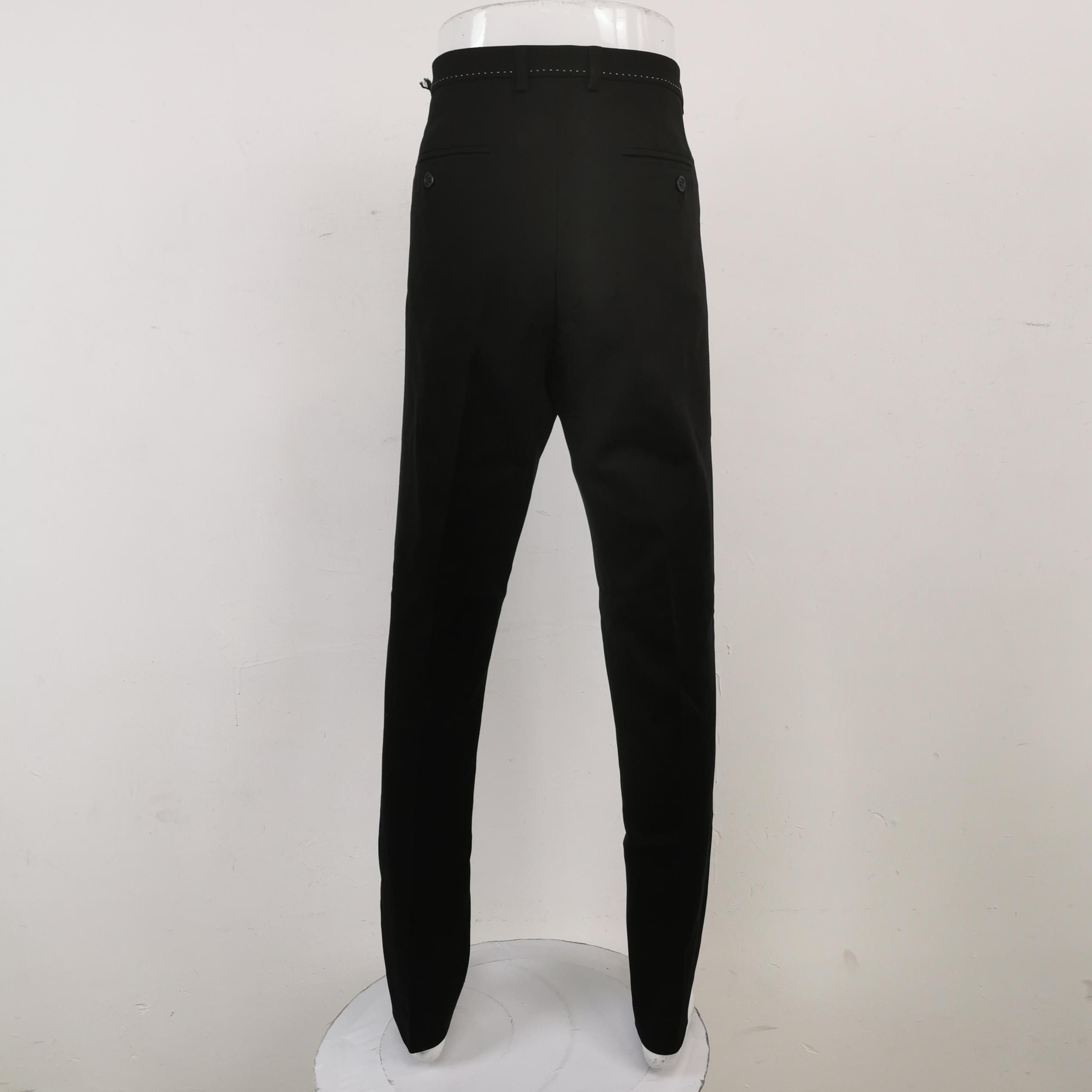 Dolce & Gabbana Dolce & Gabbana Cotton Trousers Size 36 Size US 36 / EU 52 - 3 Thumbnail