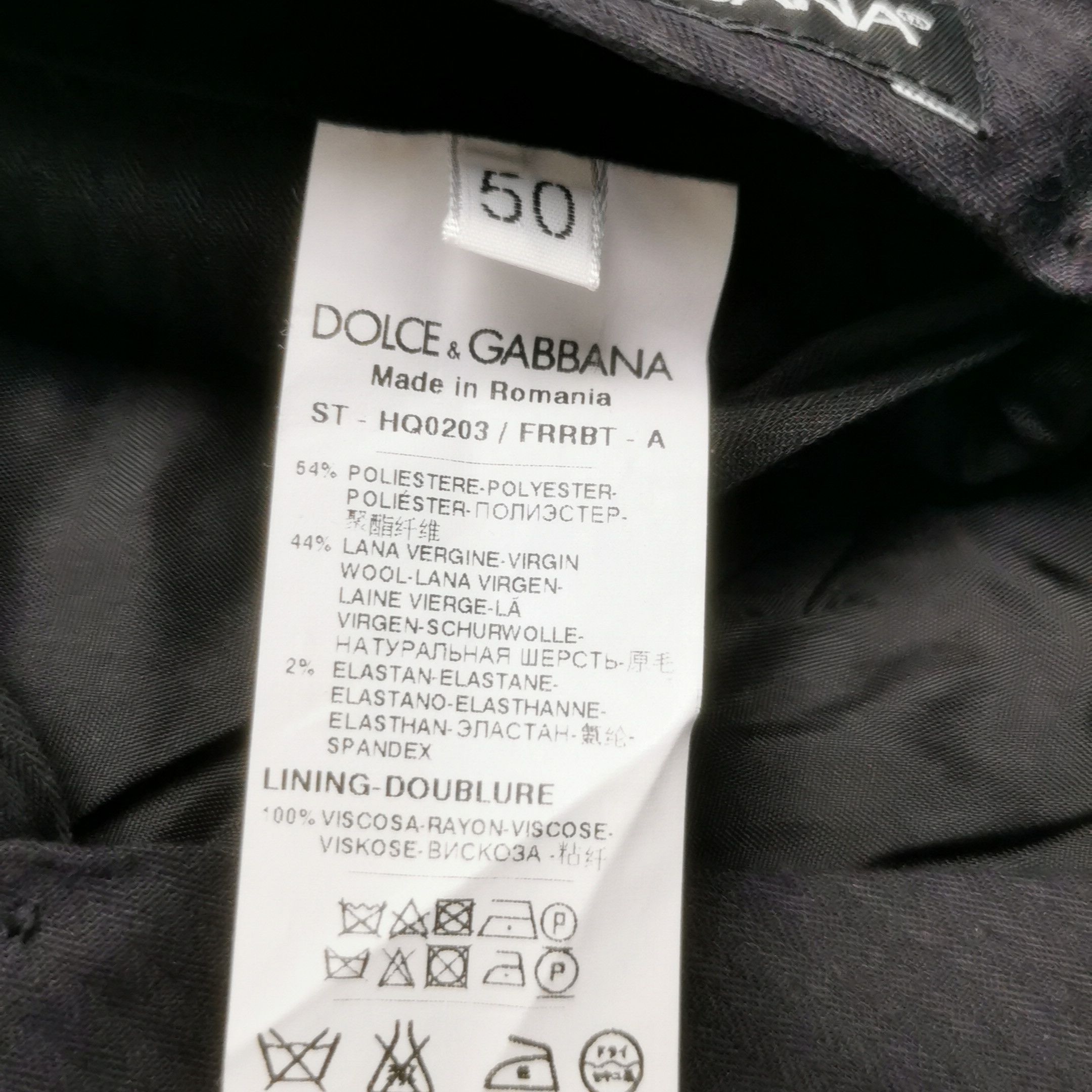 Dolce & Gabbana Dolce & Gabbana Pinstripe Wool Blend Trousers 50 Size US 34 / EU 50 - 7 Thumbnail