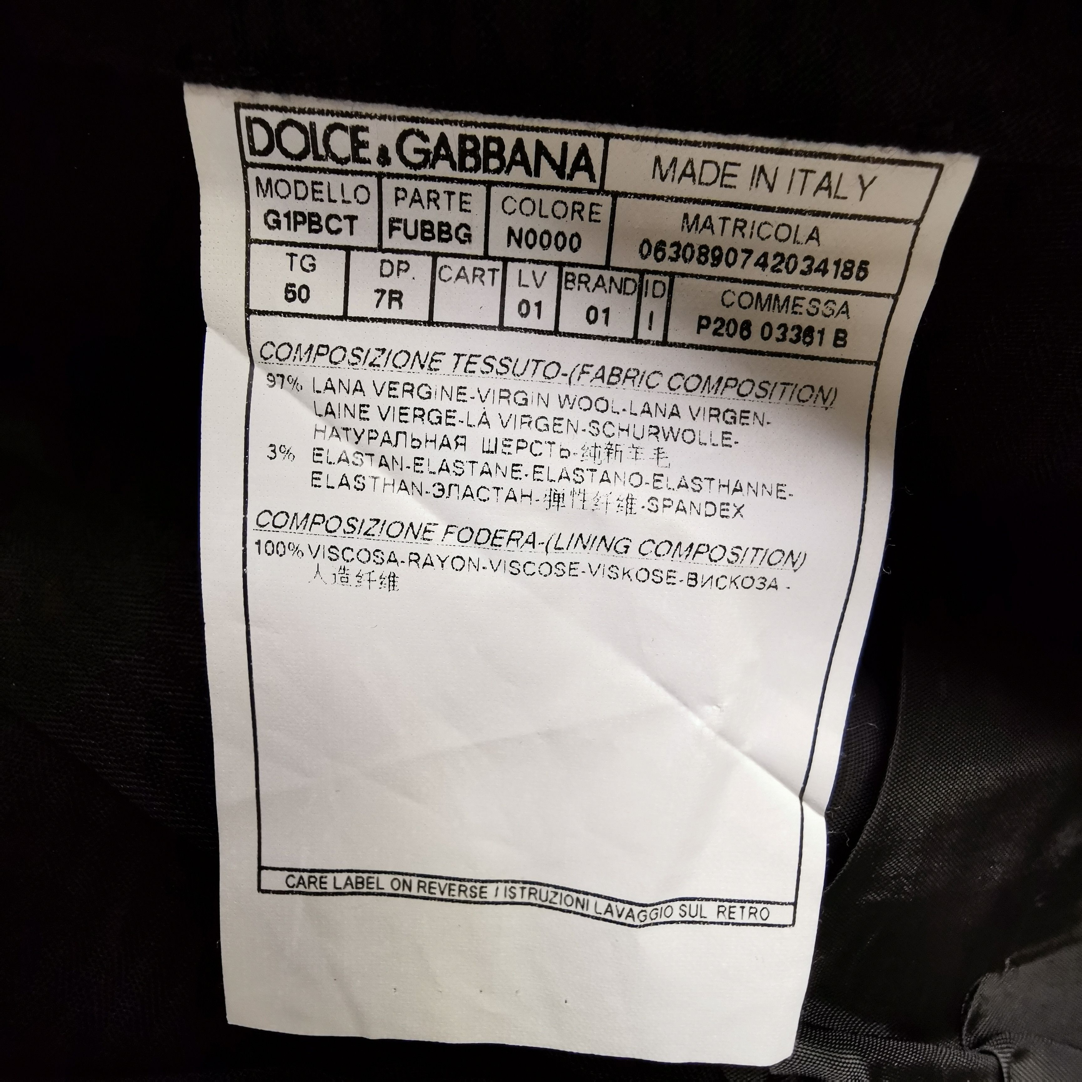 Dolce & Gabbana Dolce&Gabbana Virgin Wool Trousers Size 50 Size US 34 / EU 50 - 7 Thumbnail