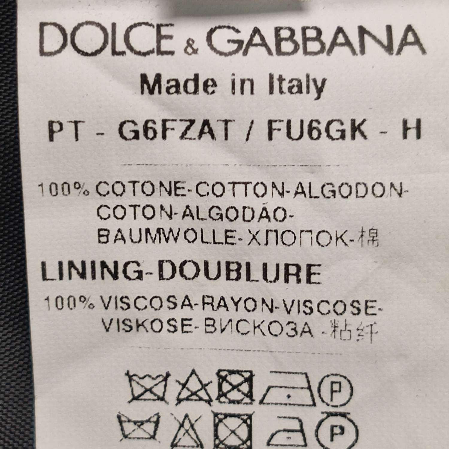 Dolce & Gabbana Dolce & Gabbana Cotton Trousers IT 44 Size US 28 / EU 44 - 8 Thumbnail