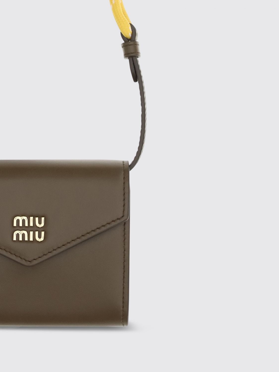 Miu Miu Miu Miu Wallet Woman Brown Size ONE SIZE - 3 Thumbnail