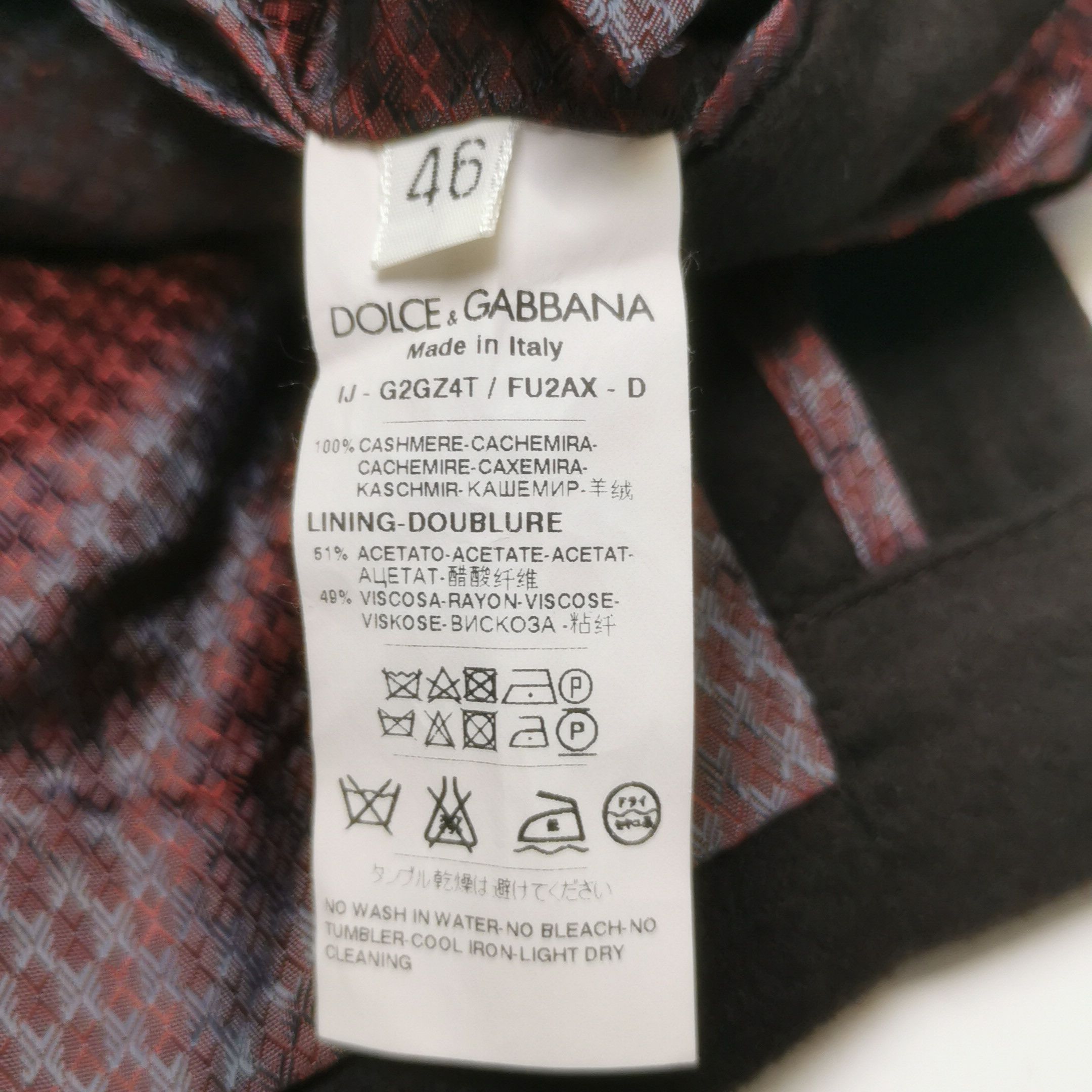 Dolce & Gabbana Dolce & Gabbana Cashmere Patch Pocket Blazer Size 36R Size 36R - 7 Thumbnail