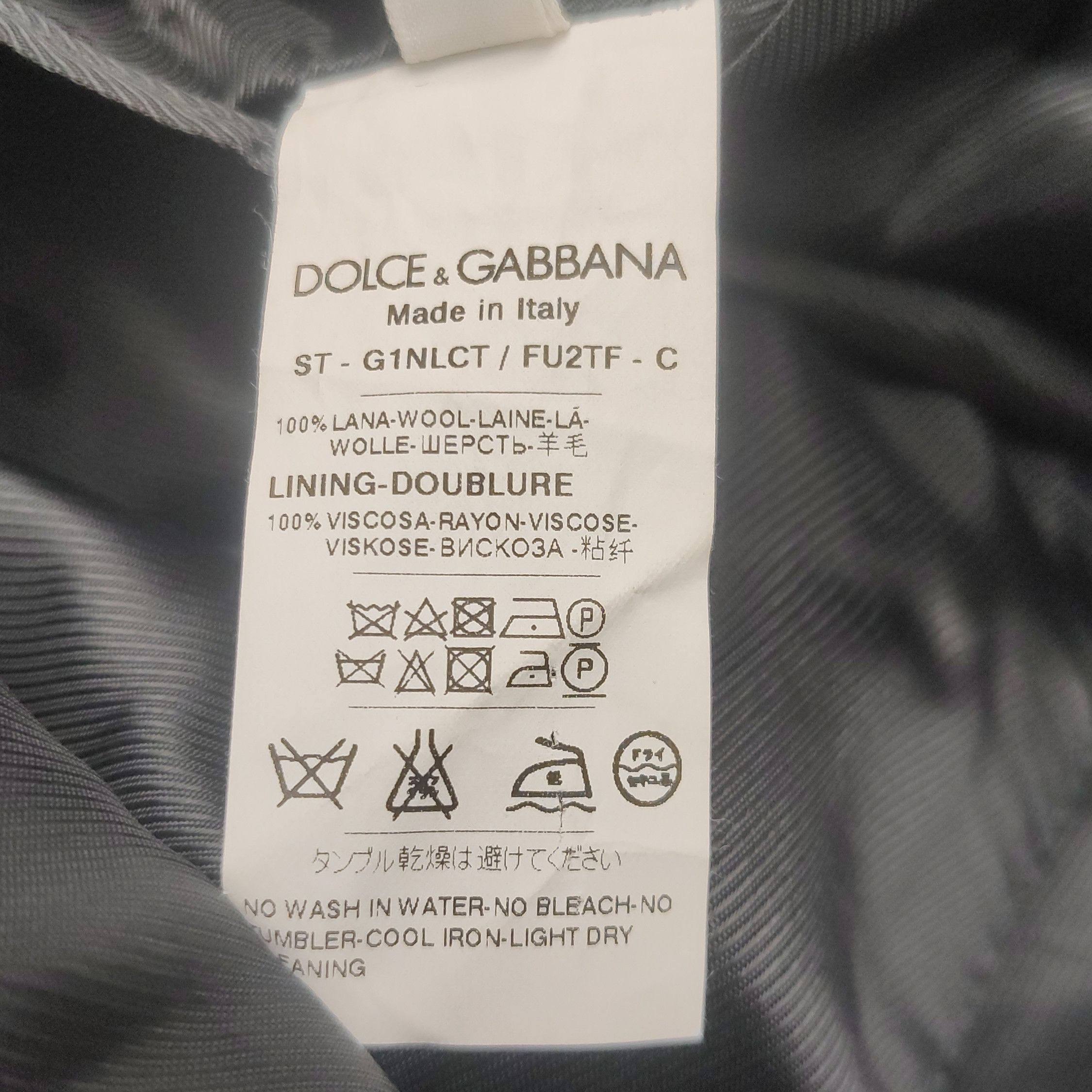 Dolce & Gabbana Dolce & Gabbana Wool Single Breasted Blazer 34R Size 34R - 7 Thumbnail