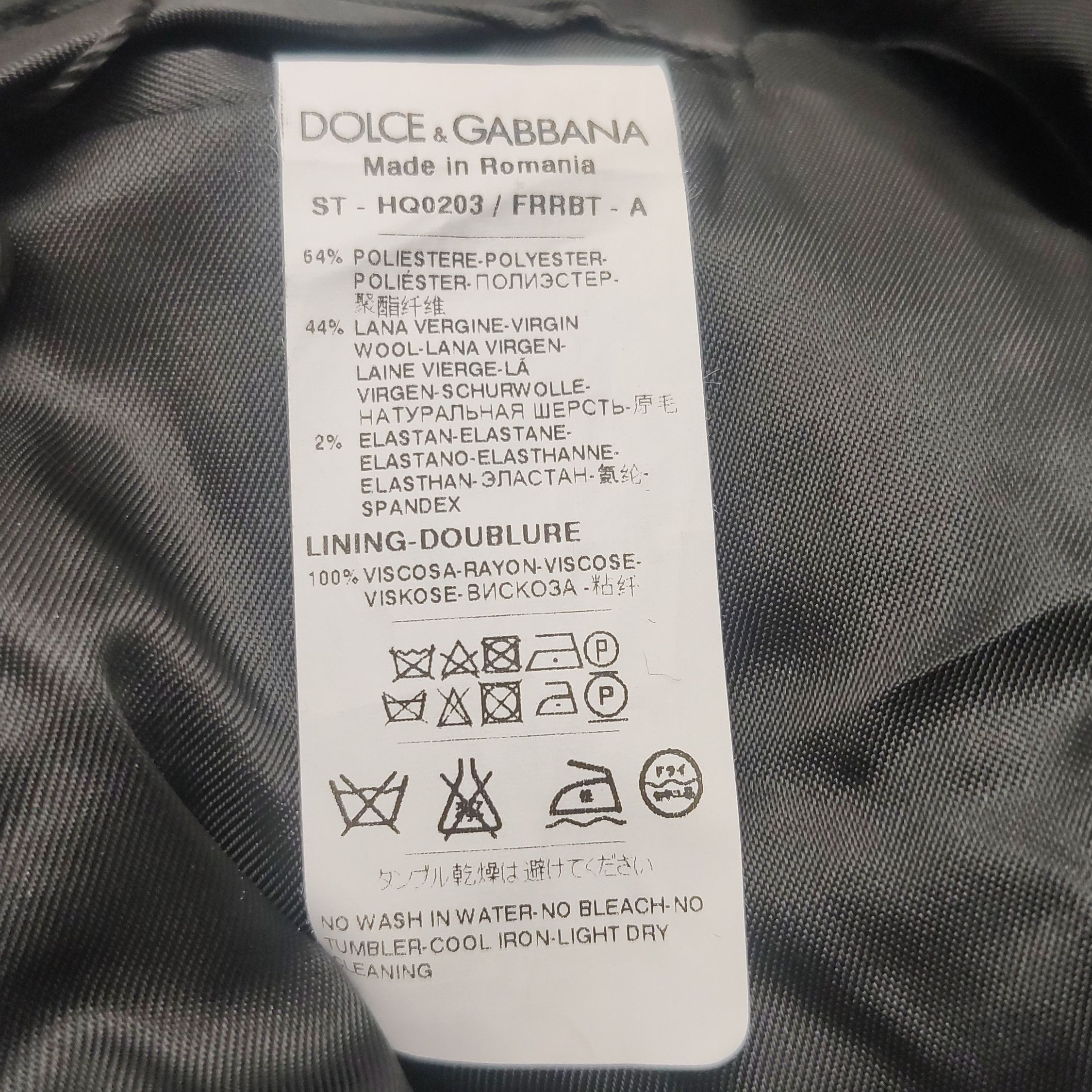 Dolce & Gabbana Dolce & Gabbana Wool Blend Blazer Size 44R Size 44R - 6 Thumbnail